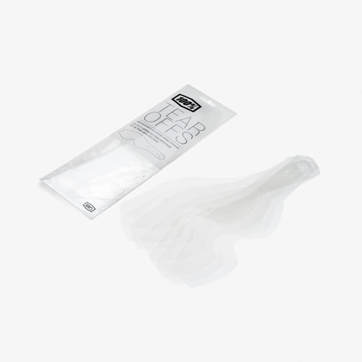 Racecraft Tear Offs Bouchons d'oreille, en silicone, transparents, réutilisables