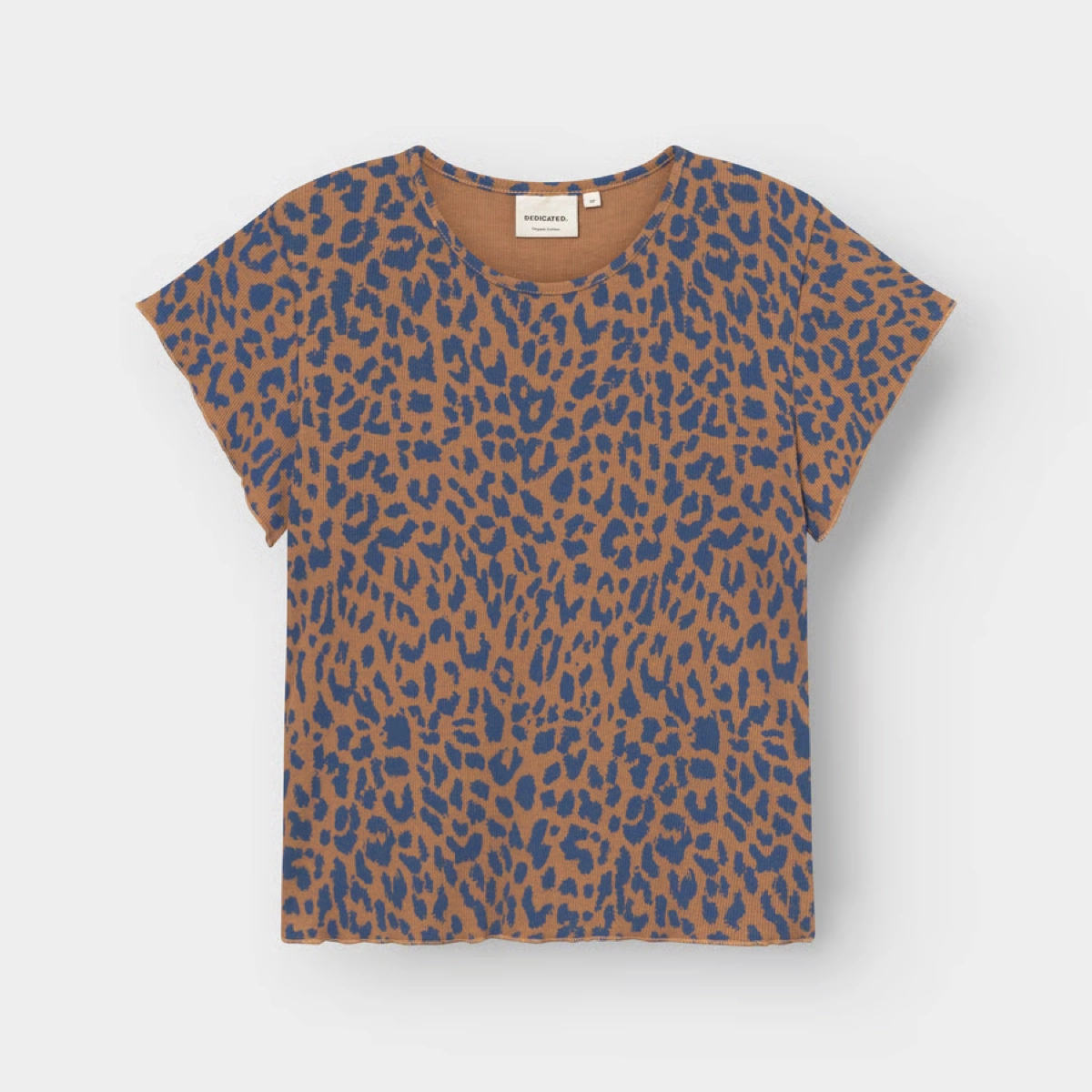 Rib Top Ven Leopard Light