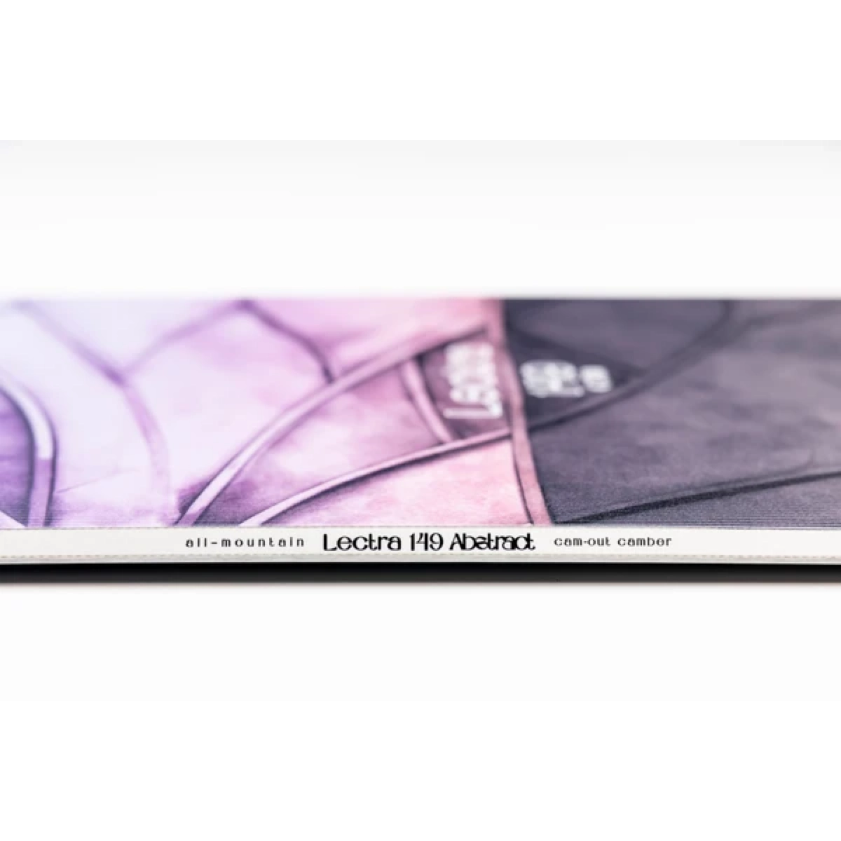 Kantenband, Bademotiv, Pink-Lila, Kunstleder, Geometrisch, skateboard, deck, graphic, lithography, purple-gray