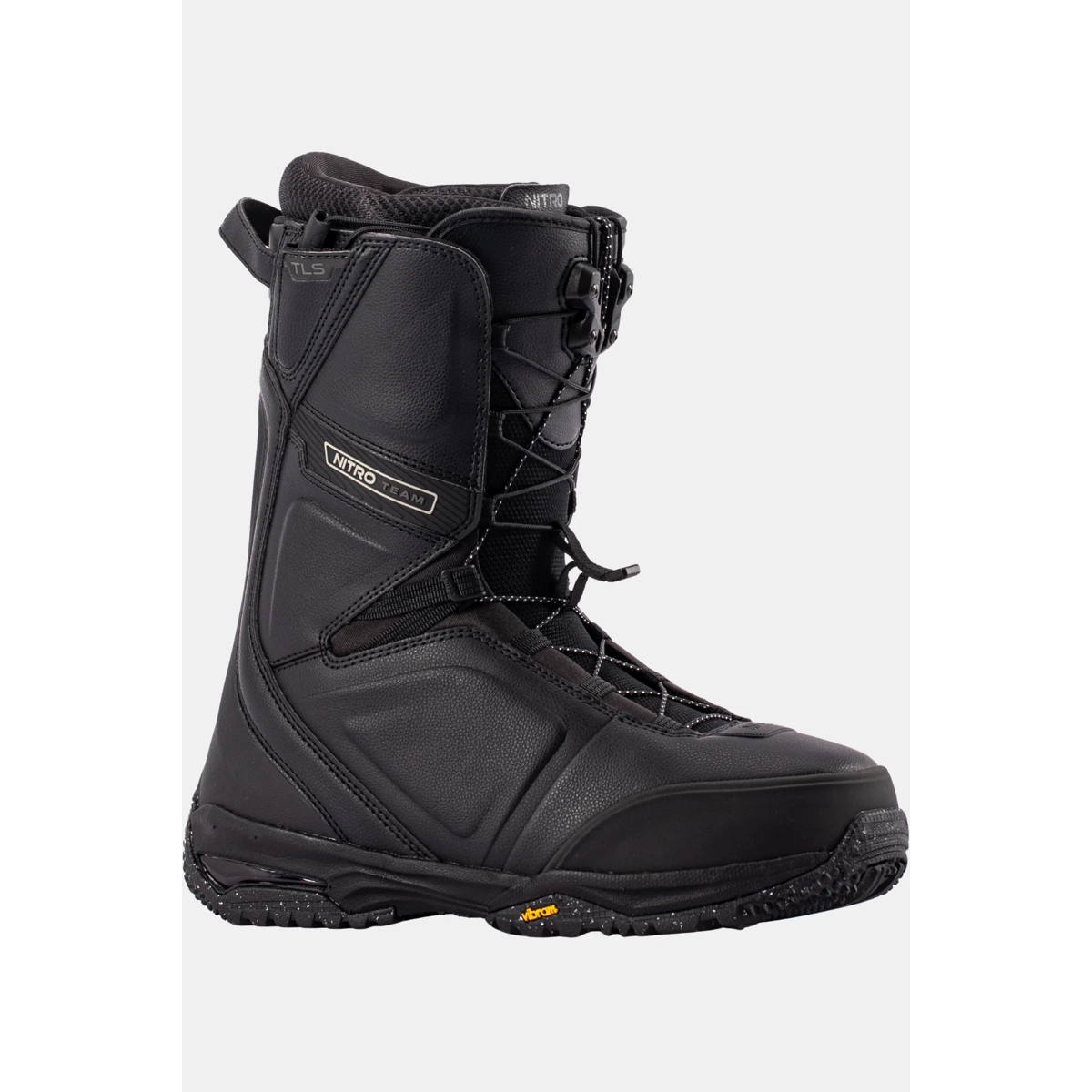 Chaussure de snowboard, noire, à lacets, équipe d'Nitro, imperméable, botte de snowboard, chaussure de snowboard, botte, noire, à lacets