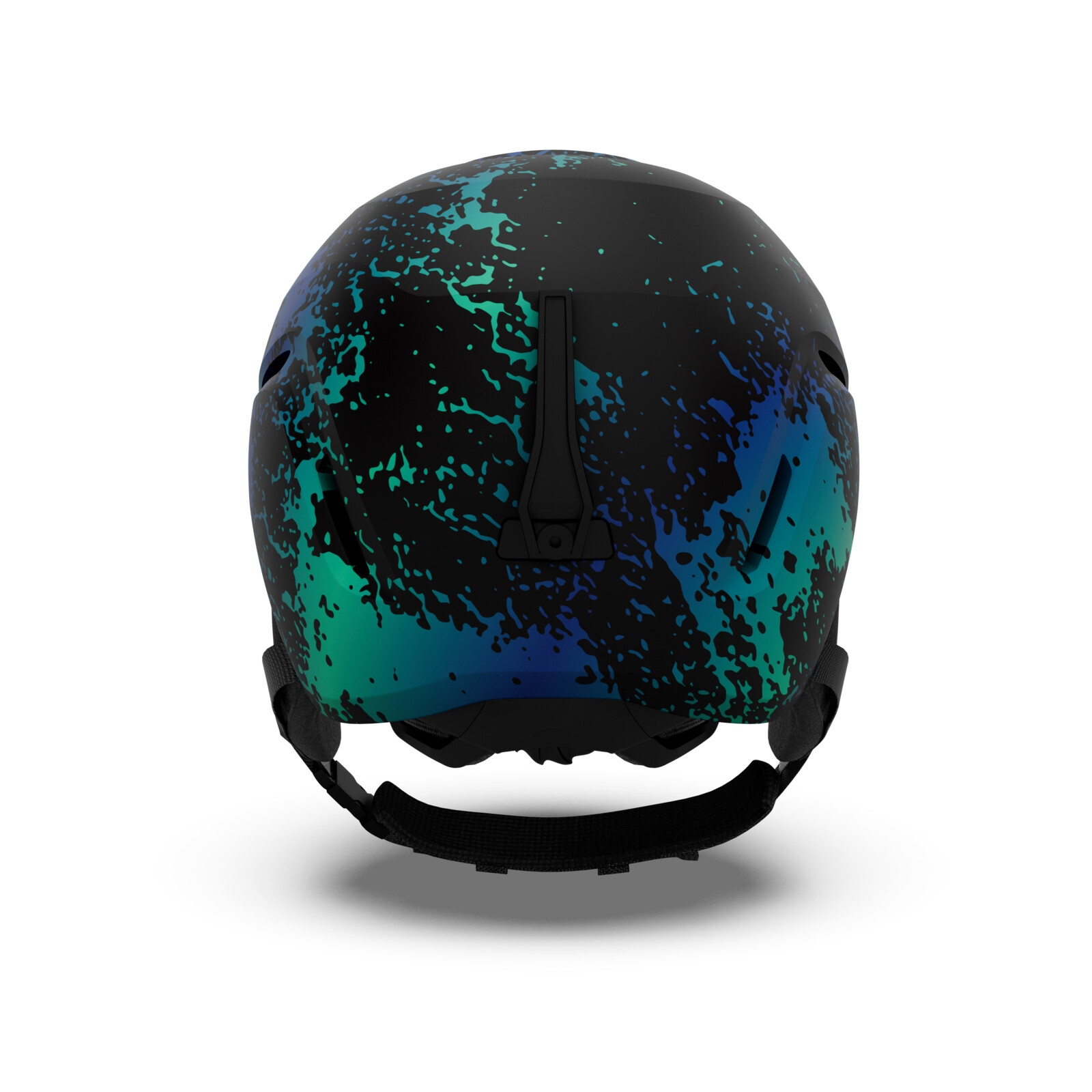 Casque, motif : éclaboussures, finition mate, jugulaire, trous d'aération