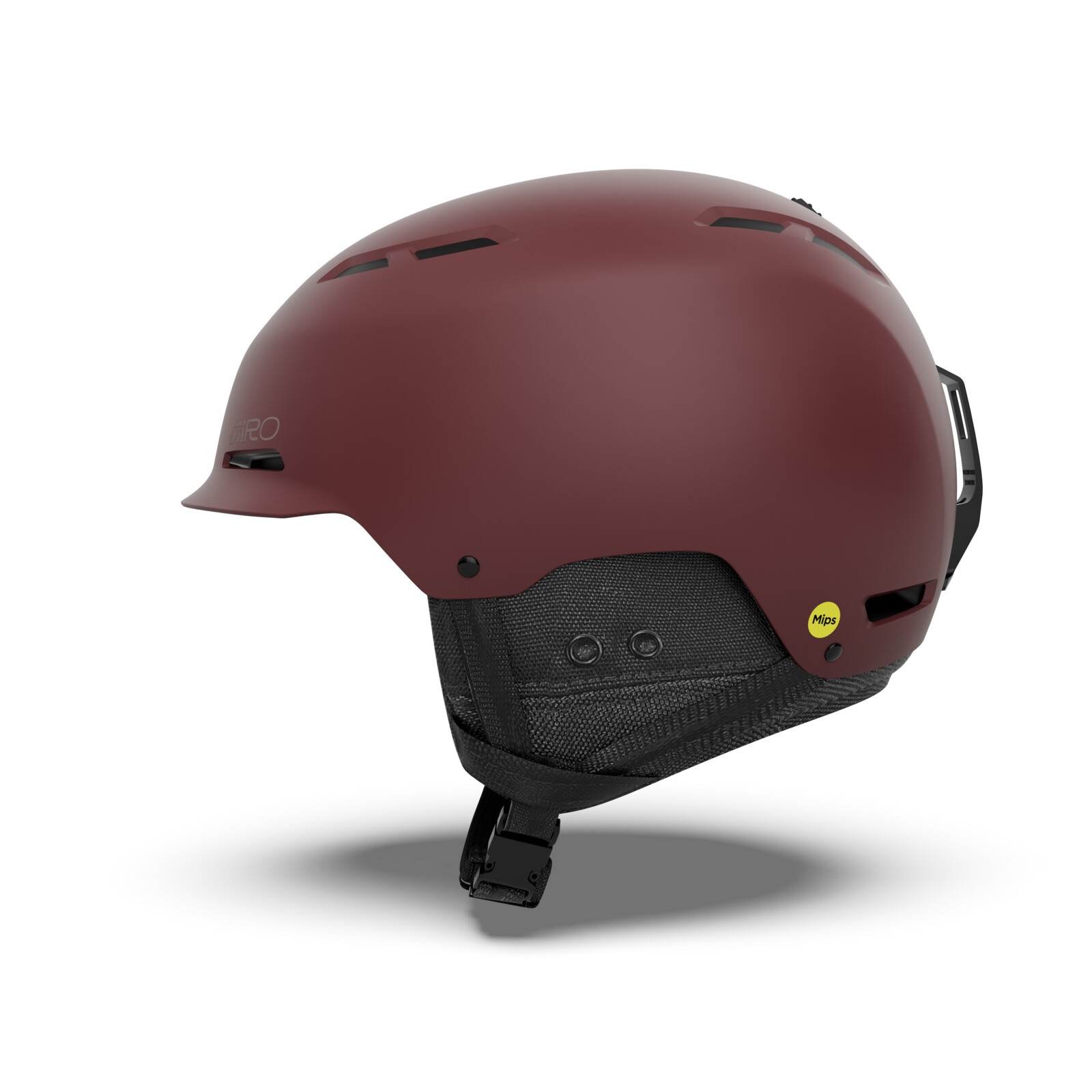 Trig MIPS Helmet skihelm, dunkelrot, verstellbares-band, Belüftete-Schale, MIPS-Aufkleber