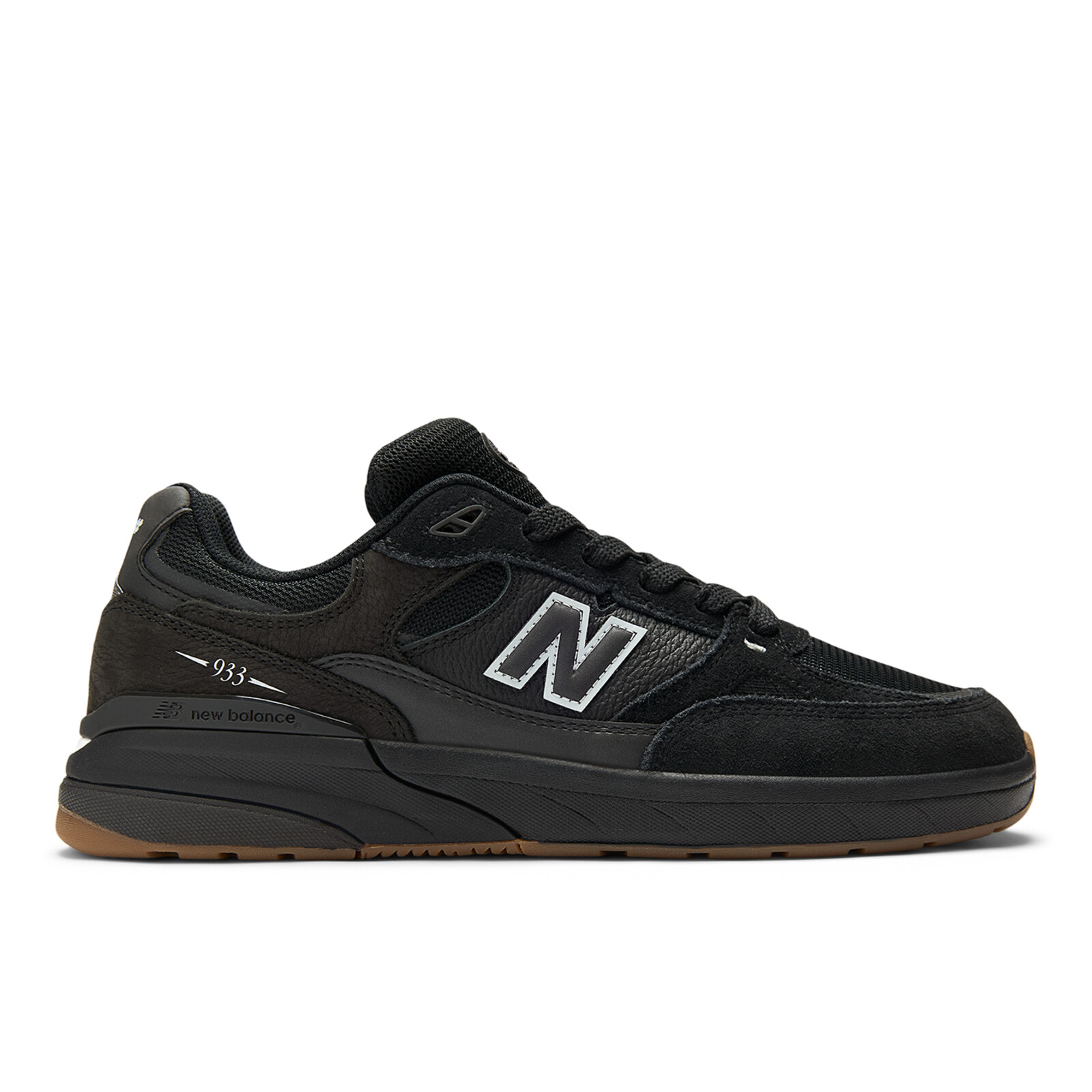 NM933NAP Baskets, noires, style athlétique, basses, New Balance 993