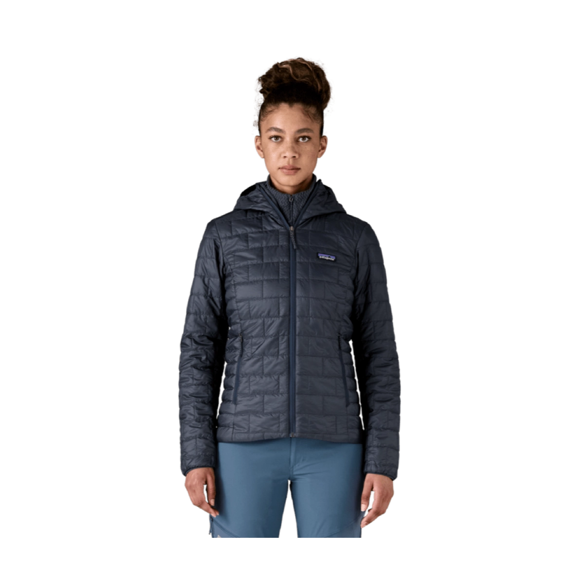 Jacke, Steppjacke, Quilted, Kapuze, Dunkelblau
