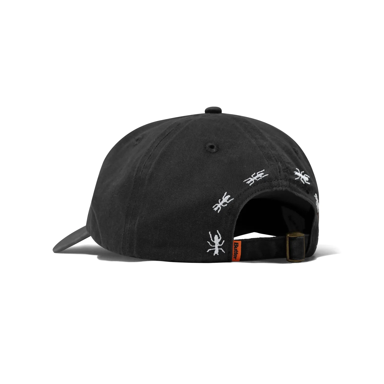 Basecap, Schwarz, Stickerei, Verstellbarer Riemen, Baumwolle