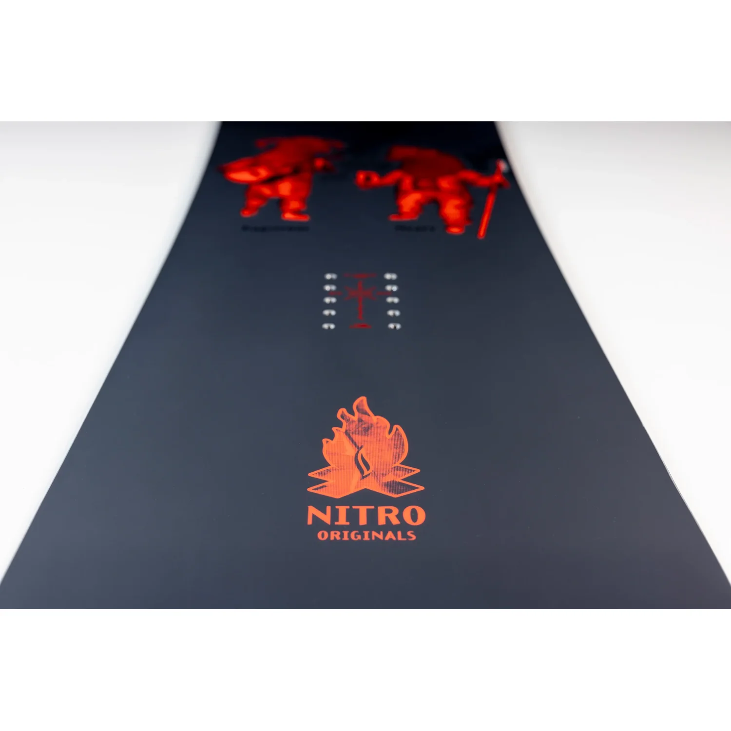 OG Team Guest Shaper Wide Snowboard, Dunkelblau, Rote Grafiken, Nitro Originals