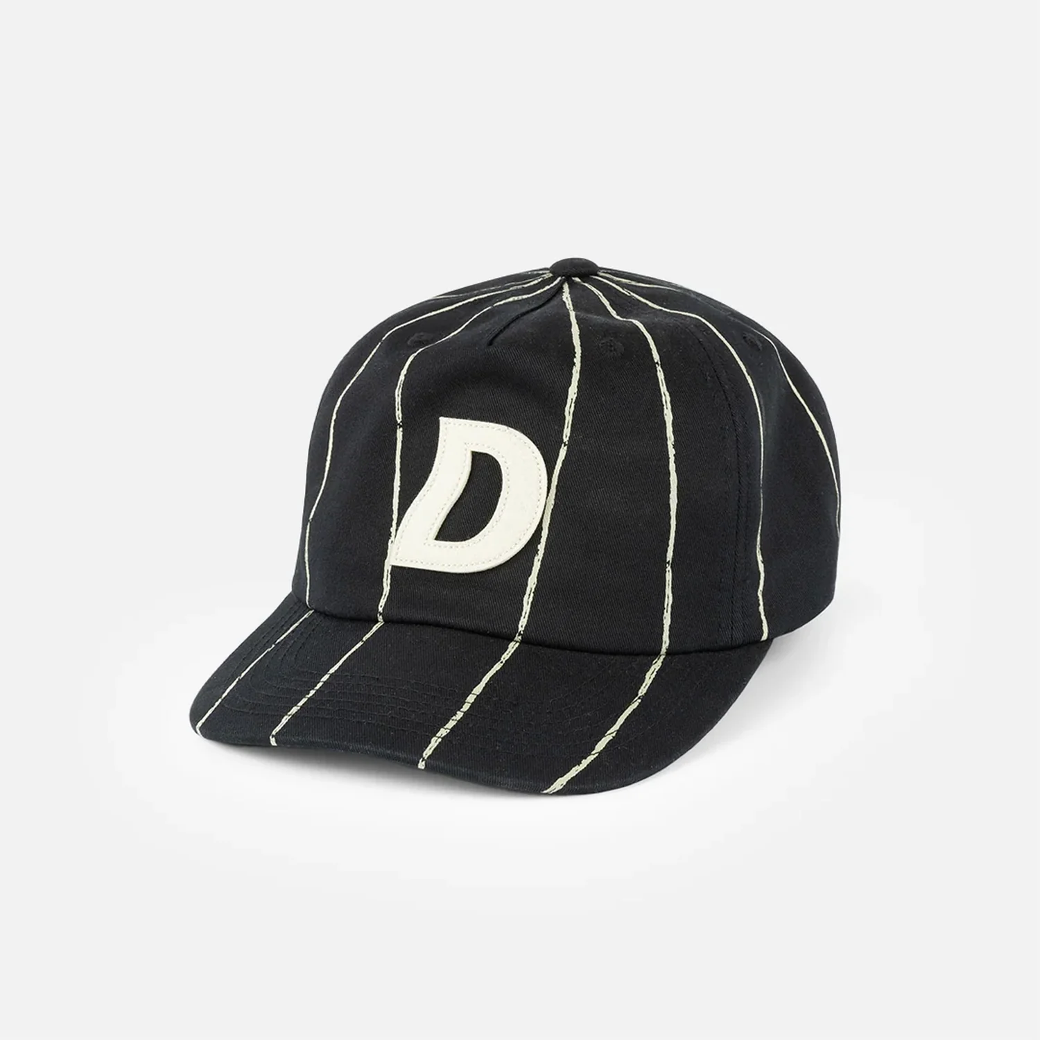 Pinstriped Worker Cap Dime Pinstriped Worker Cap Black