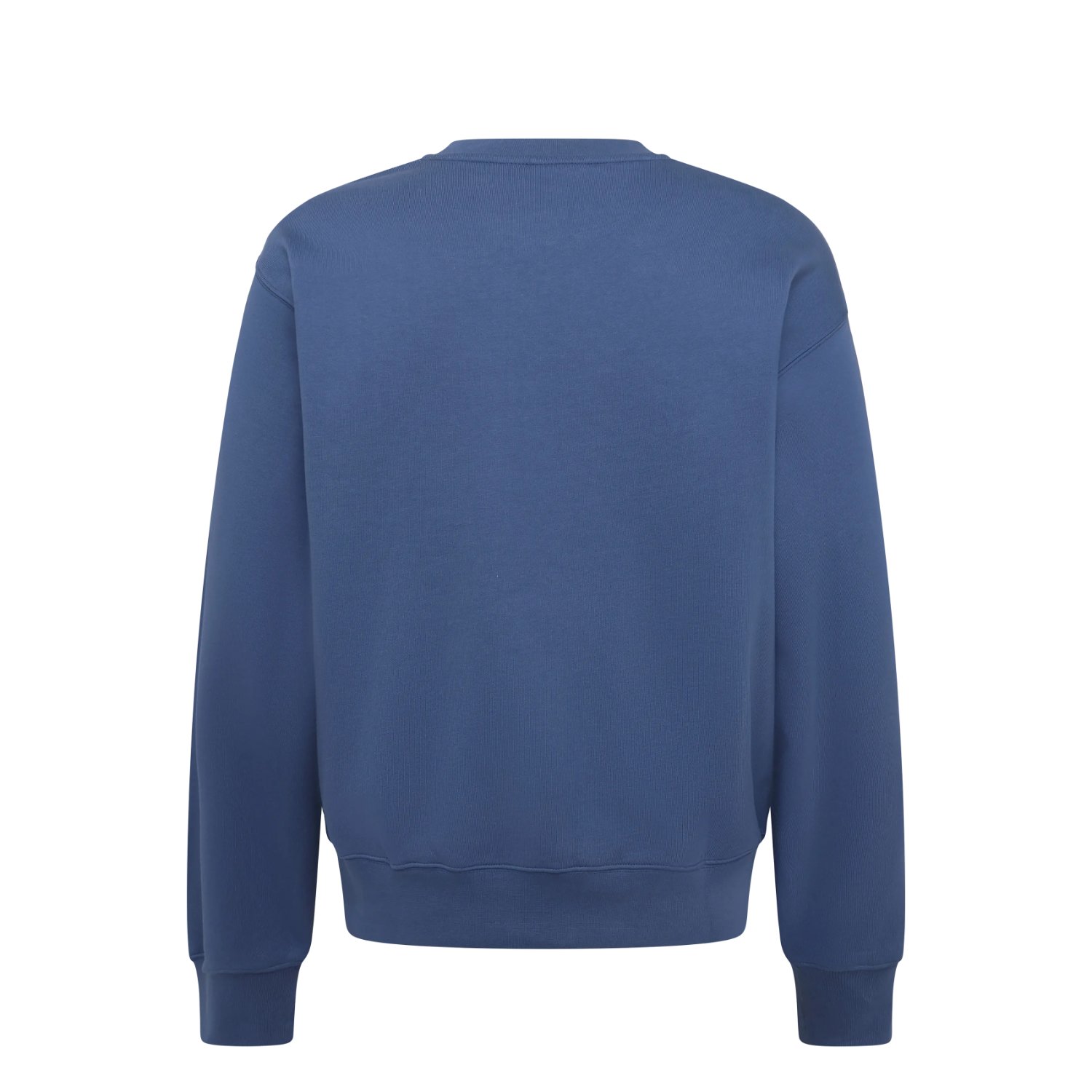  Sweat-shirt, bleu, col rond, manches longues, bords-côtes