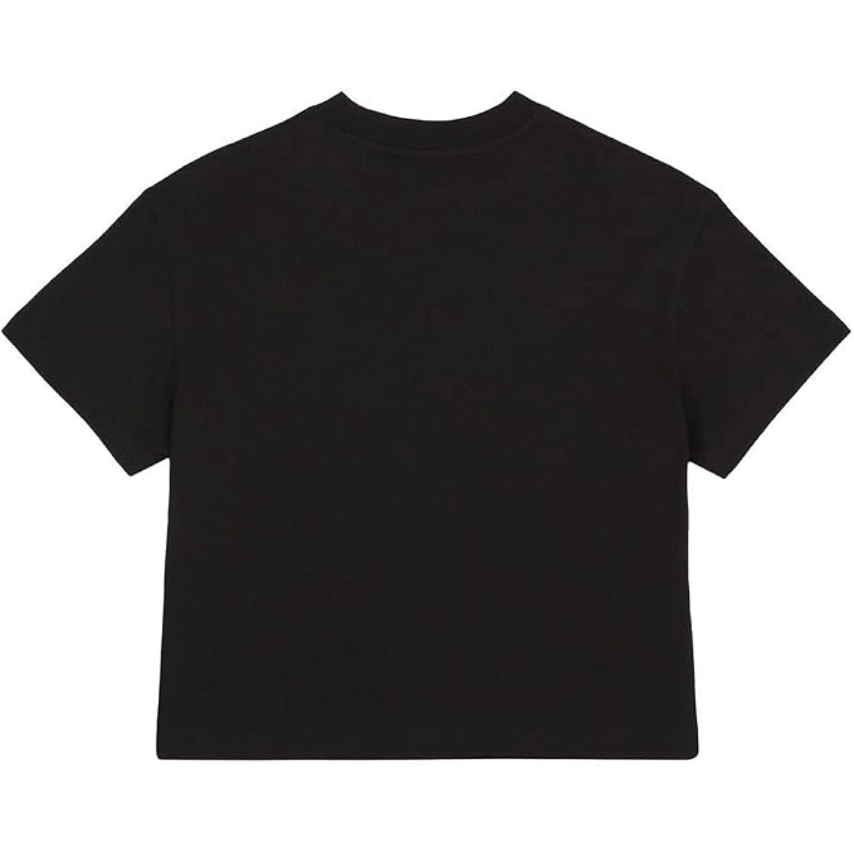 T-Shirt, Kurzarm, Schwarz, Basic, Plain