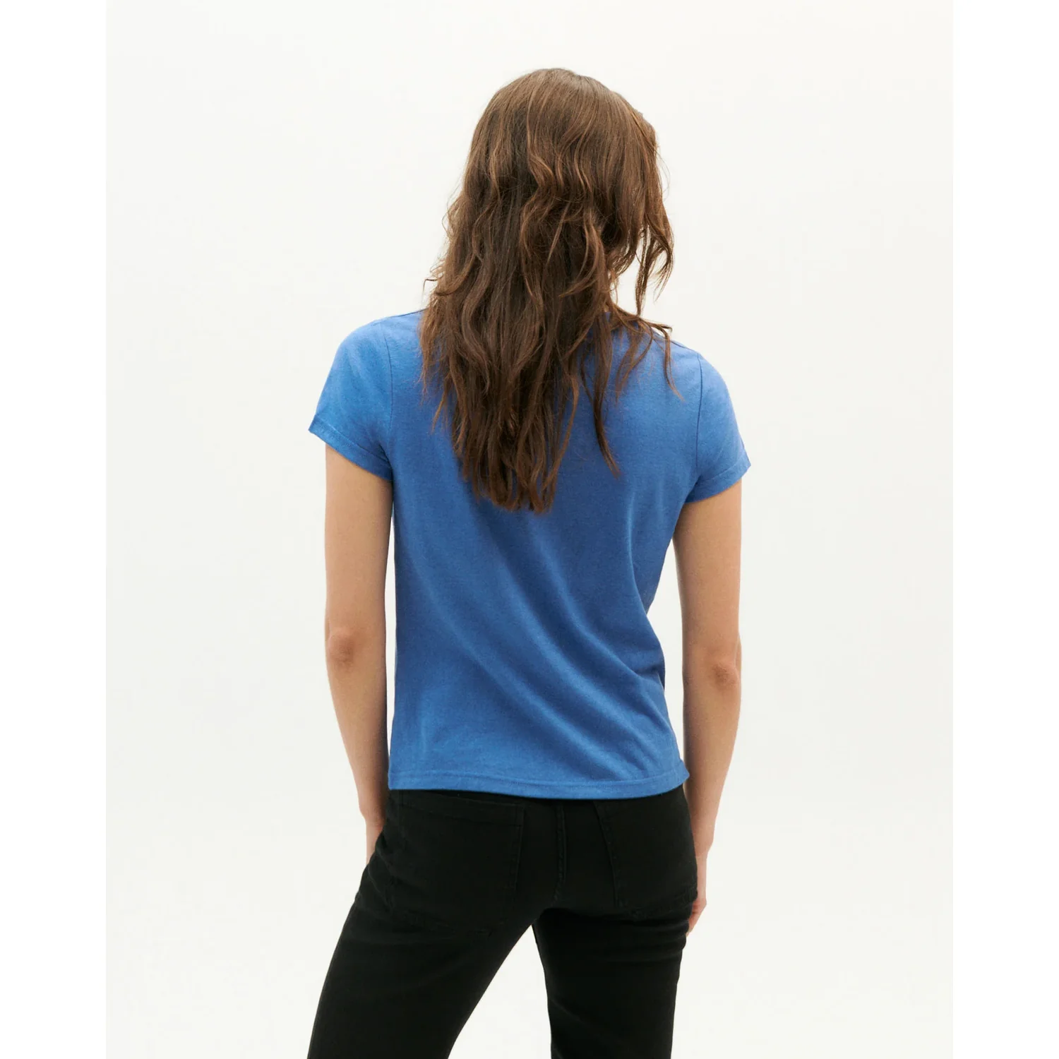 ThinkingMu Regina Hemp T-shirt Heritage Blue, vue 3