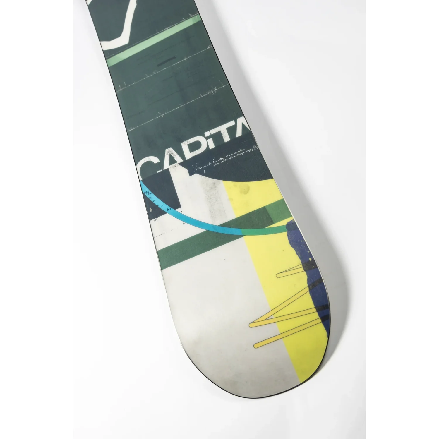 Outerspace Living Schneebrett, Grafik-Design, Bunt, Kunstwerk, Deckenkante, Snowboard, Gebraucht, Mehrfarbig, Grafikmuster, CAPiTA