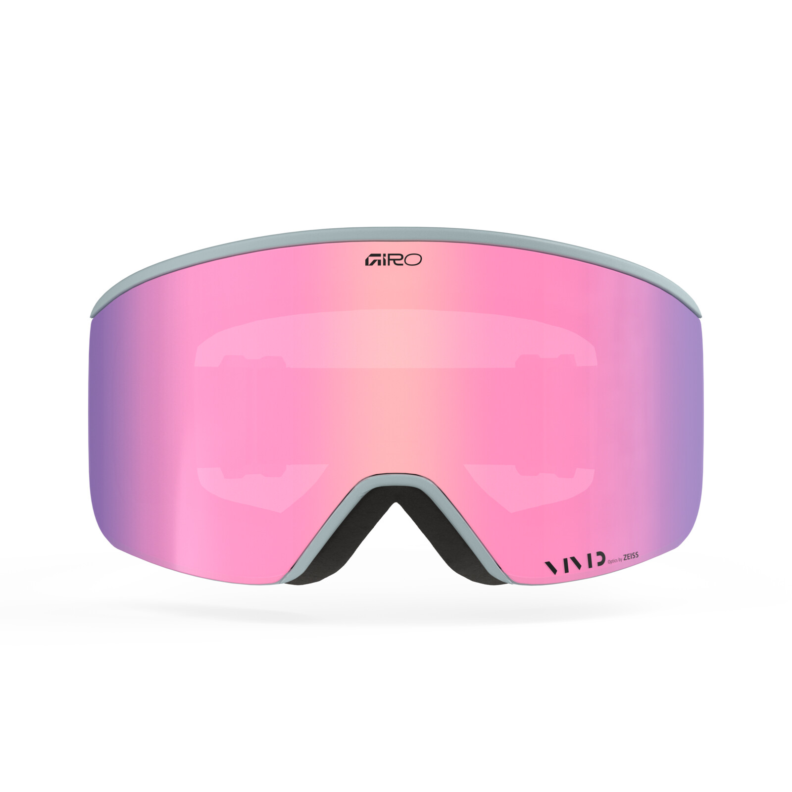 lunettes, ski, rose, miroir, monture