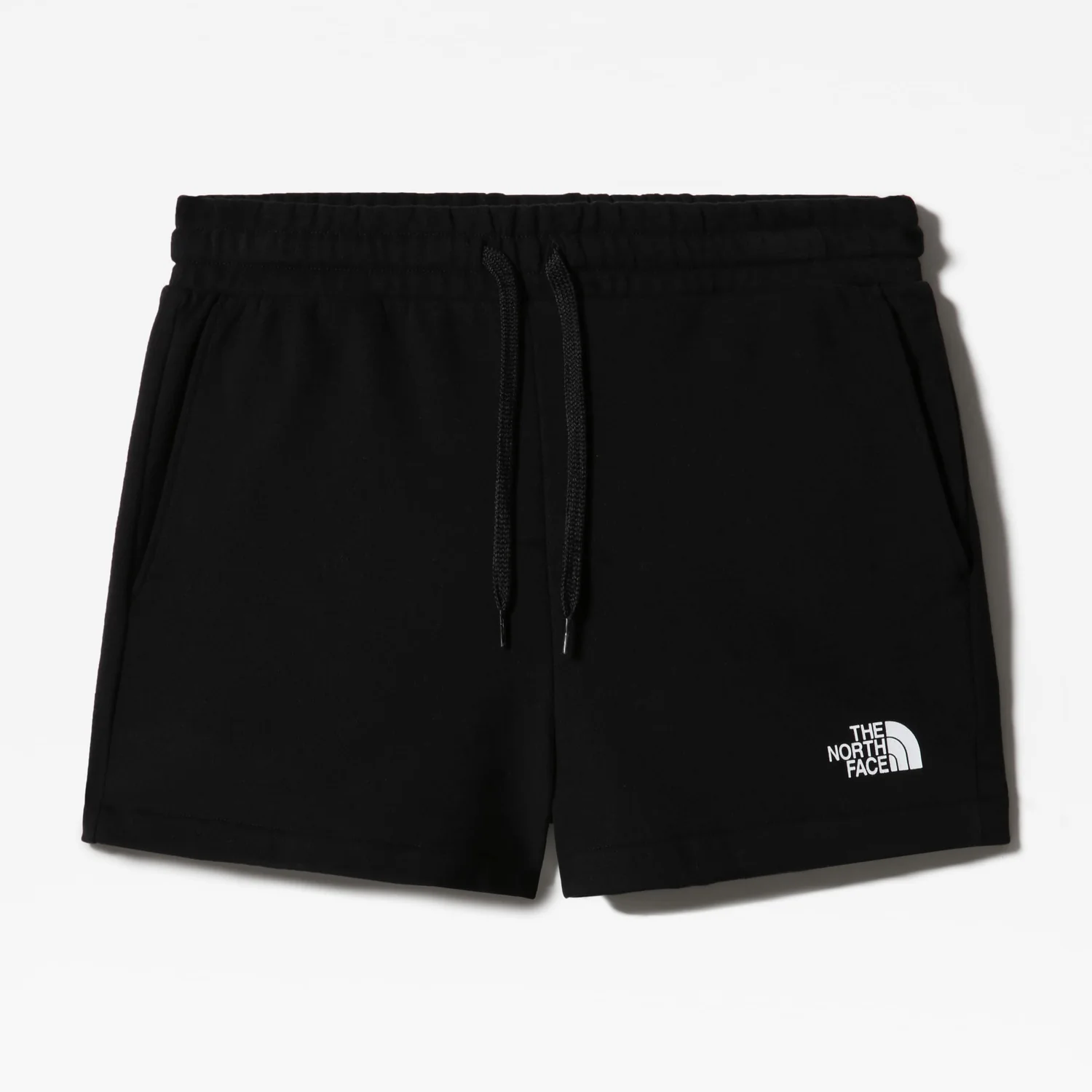 Shorts, Schwarz, Kordelzugbund, Seitentaschen, Baumwolloptik