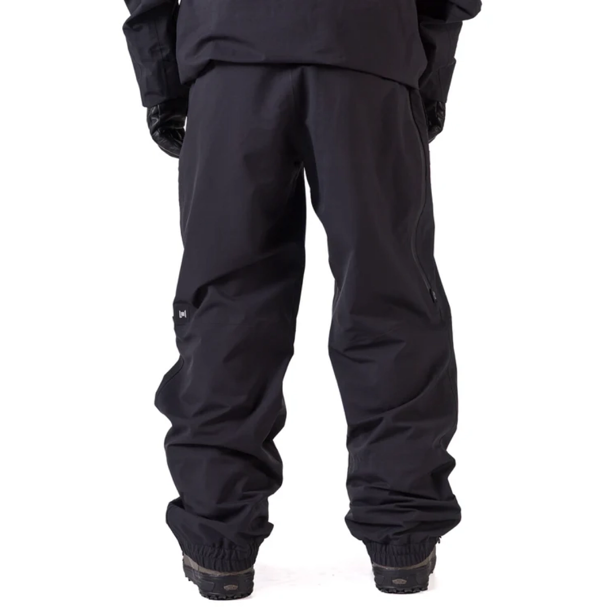 Axial Pro Pant Pantalon, noir, outdoor, fermeture éclair latérale, chevilles élastiquées, pantalon, pantalon de veste, outdoor, snowboard, élastique, fermeture éclair