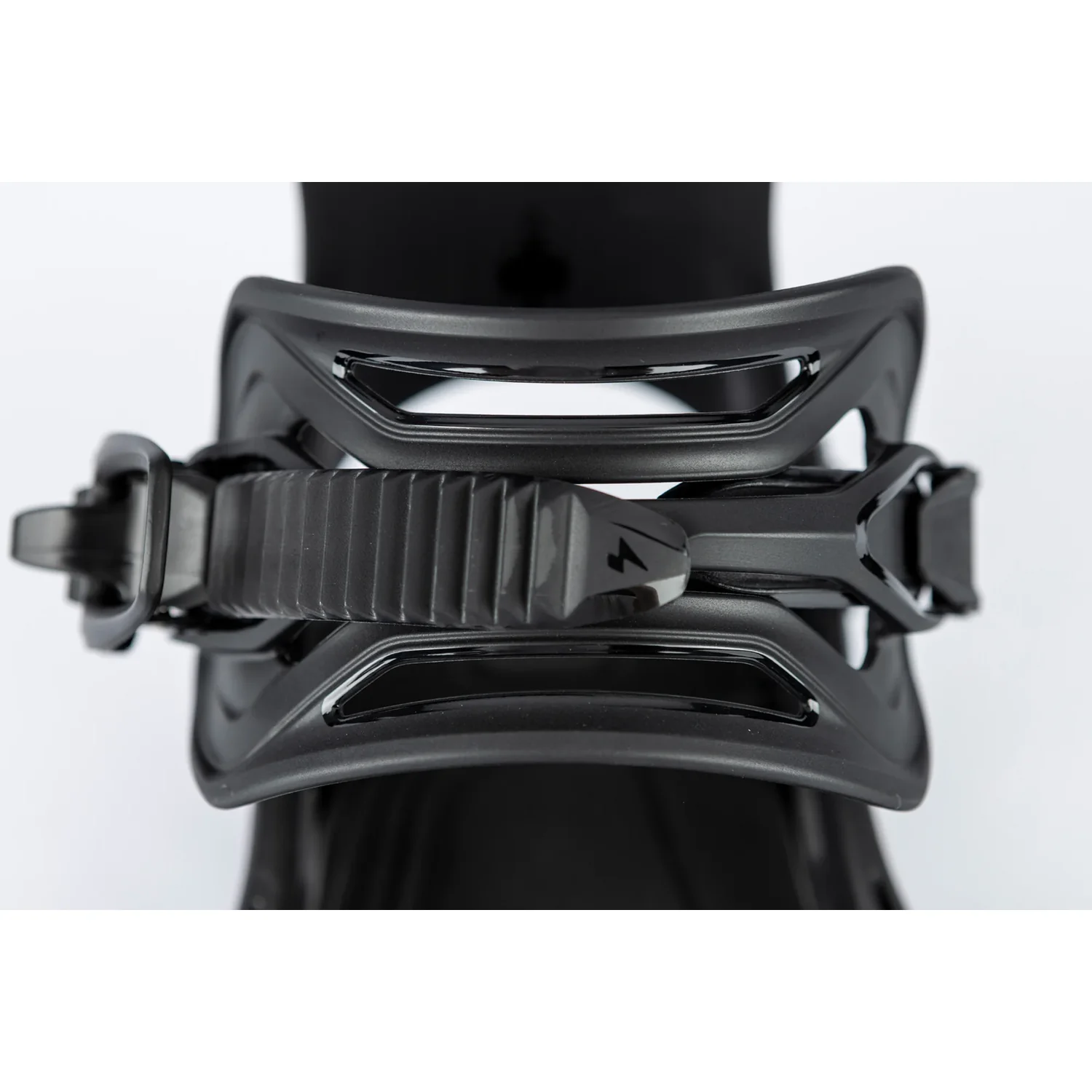 Charger Mini Box Youth Snowboardbindung, Schwarz, Ratschenverschluss, Kunststoff, Verstellbarer Riemen