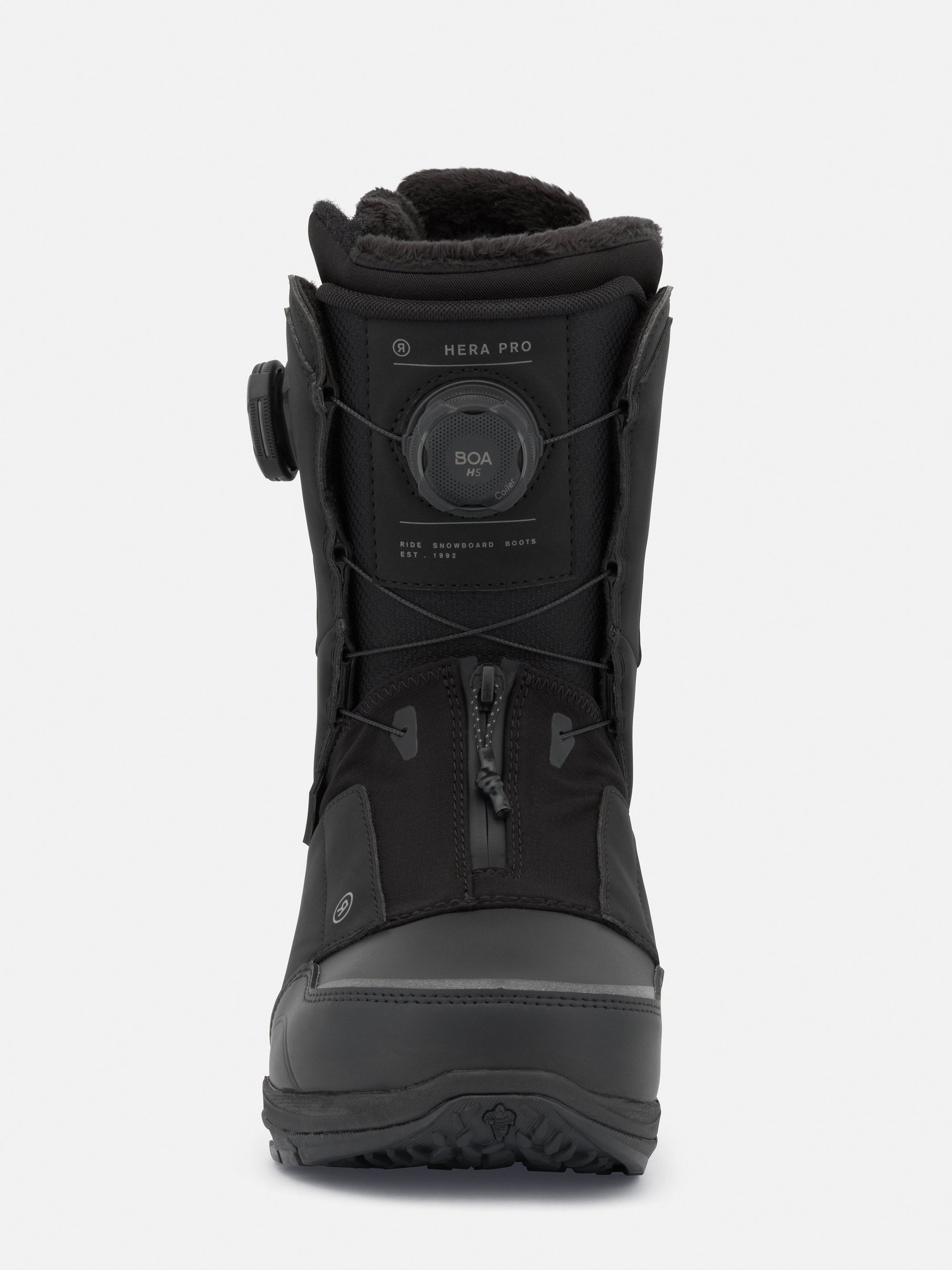 Hera Pro Chaussures, bottes de snowboard, noires, système BOA