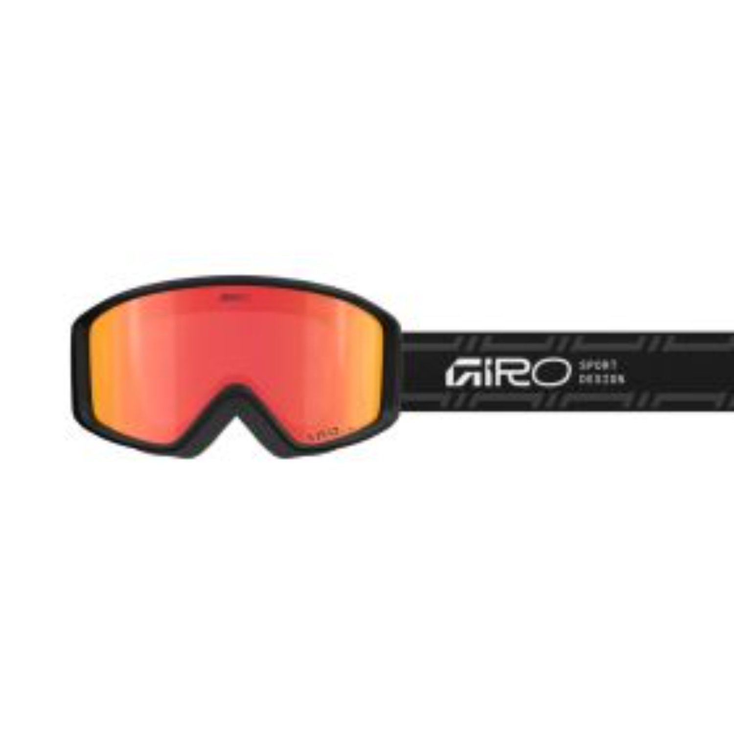 Lunettes de ski, verres rouge-orange, lunettes, largeur de la sangle réglable