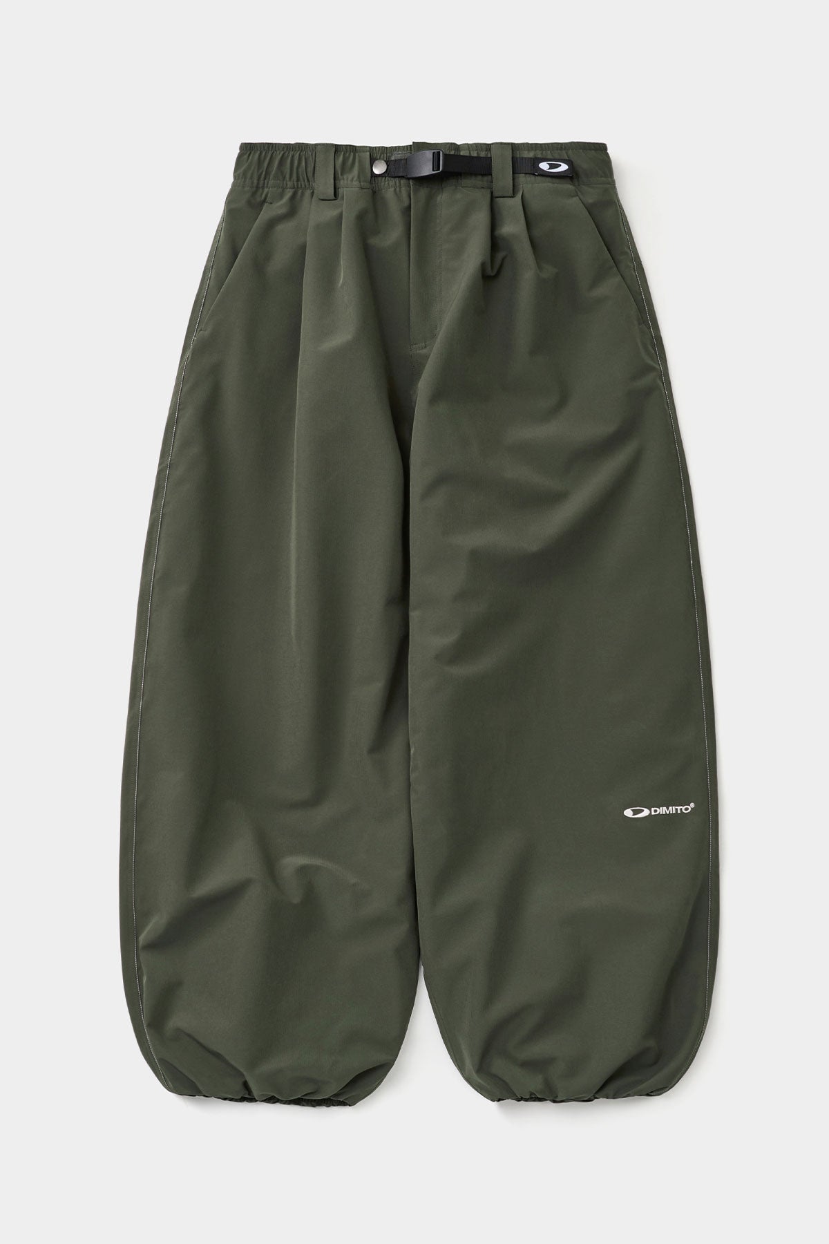 Banded Wide Pants Dimito Banded Wide Pants Dry Mugwort