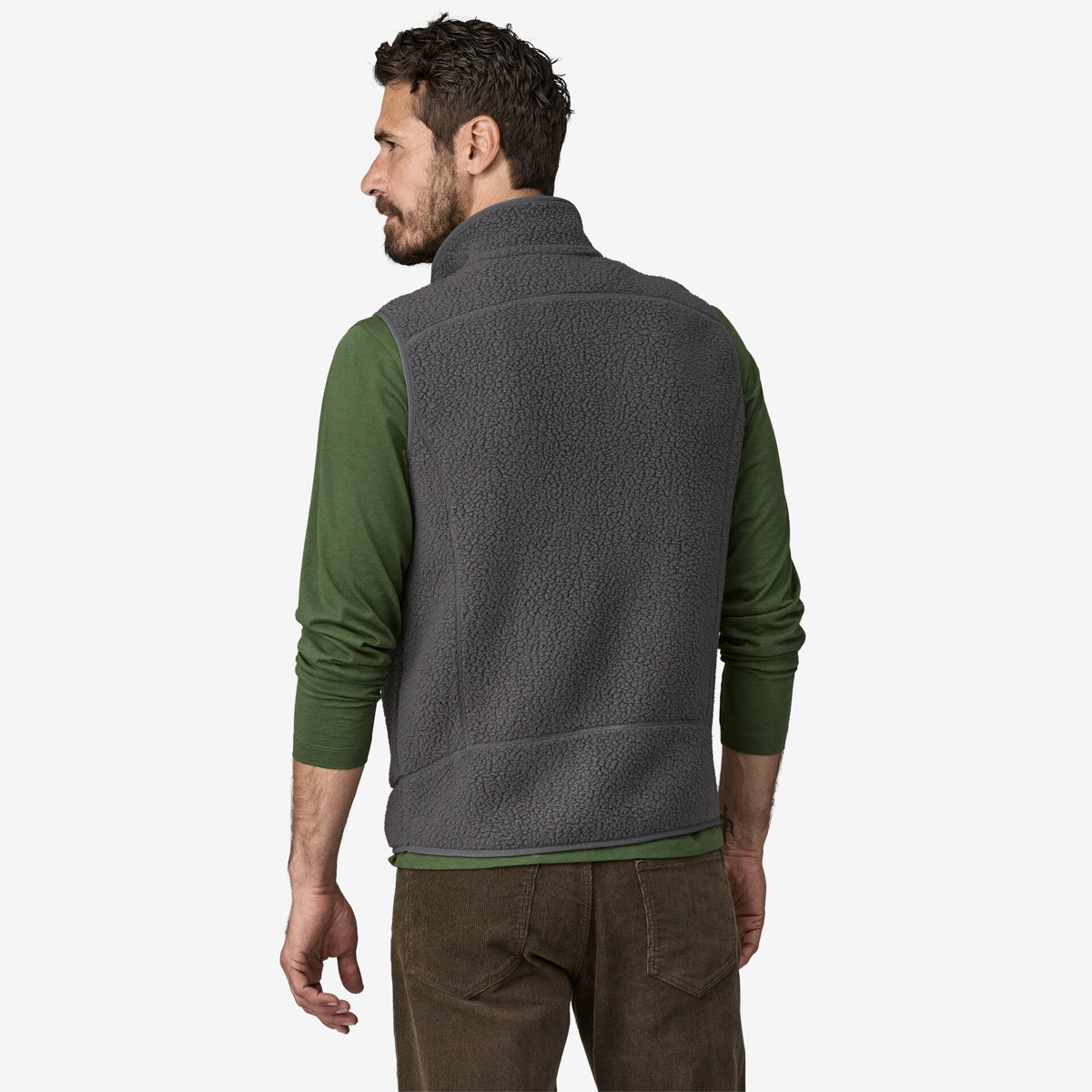 M's Retro Pile Vest Vlies, Weste, Strickwaren, Pullover, Sweatshirt