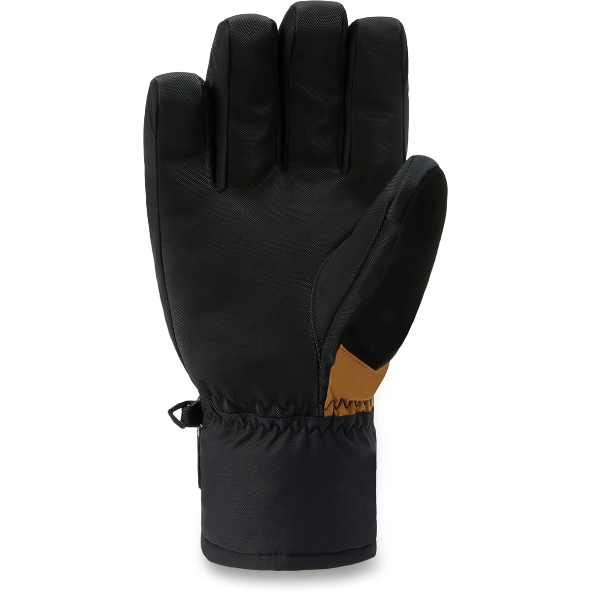 Winterhandschuh, Mittelgewicht, Schwarz, Gepolsterter Ärmel/Ärmelaufsatz, Elastischer Bund