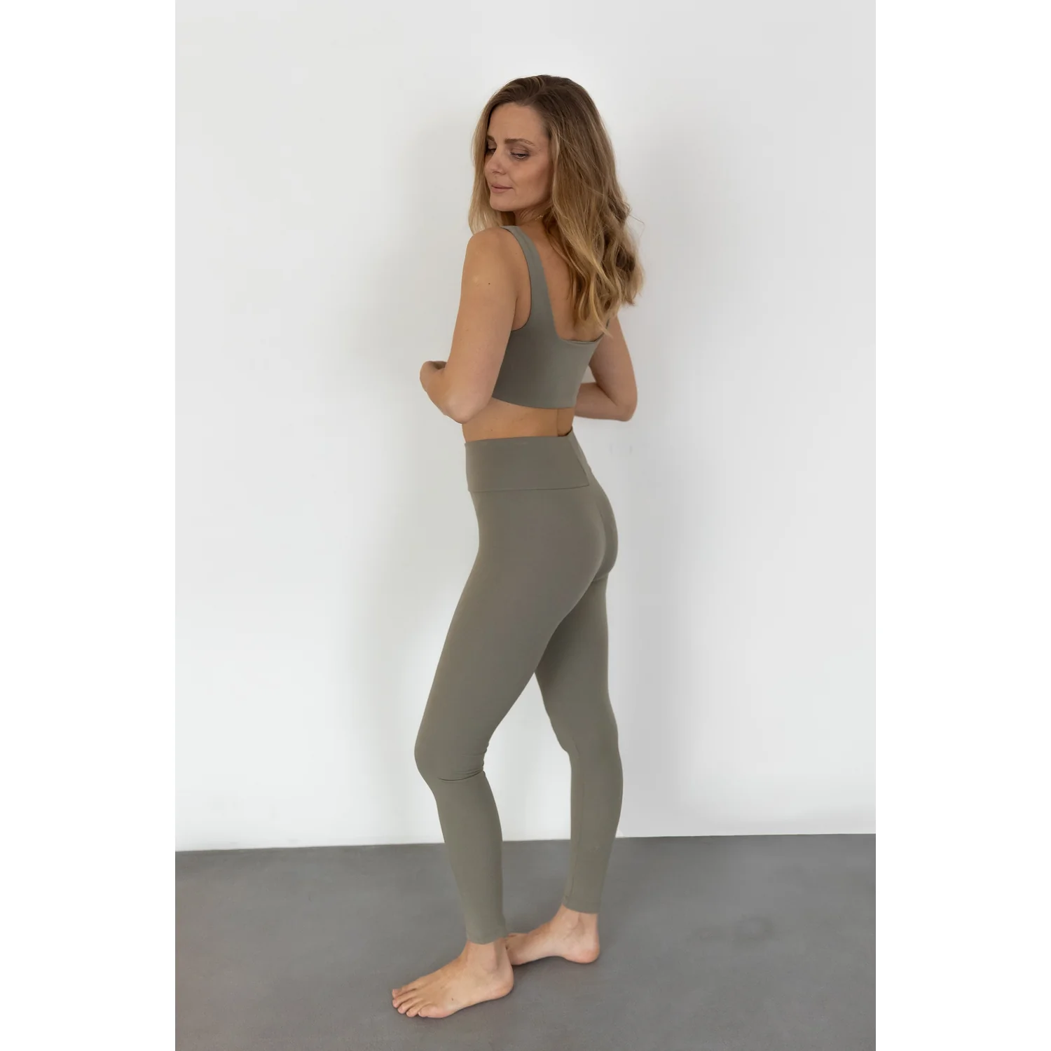 Pura Clothing Moly Leggins Tencel Olive, Ansicht 4