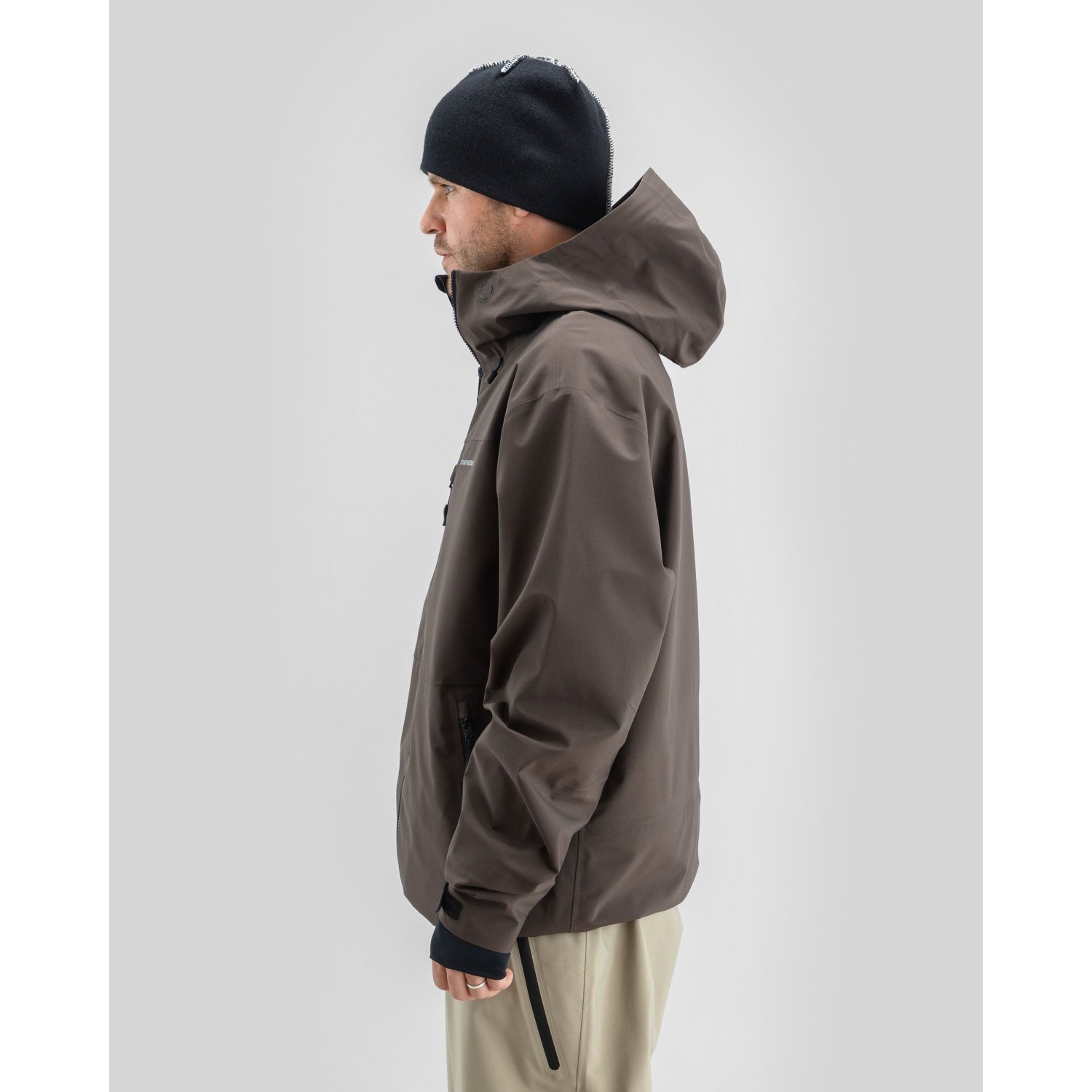 Pro Tech Jacket 3L Herrenjacke, Winterjacke, Hoodie, braun, Kapuze