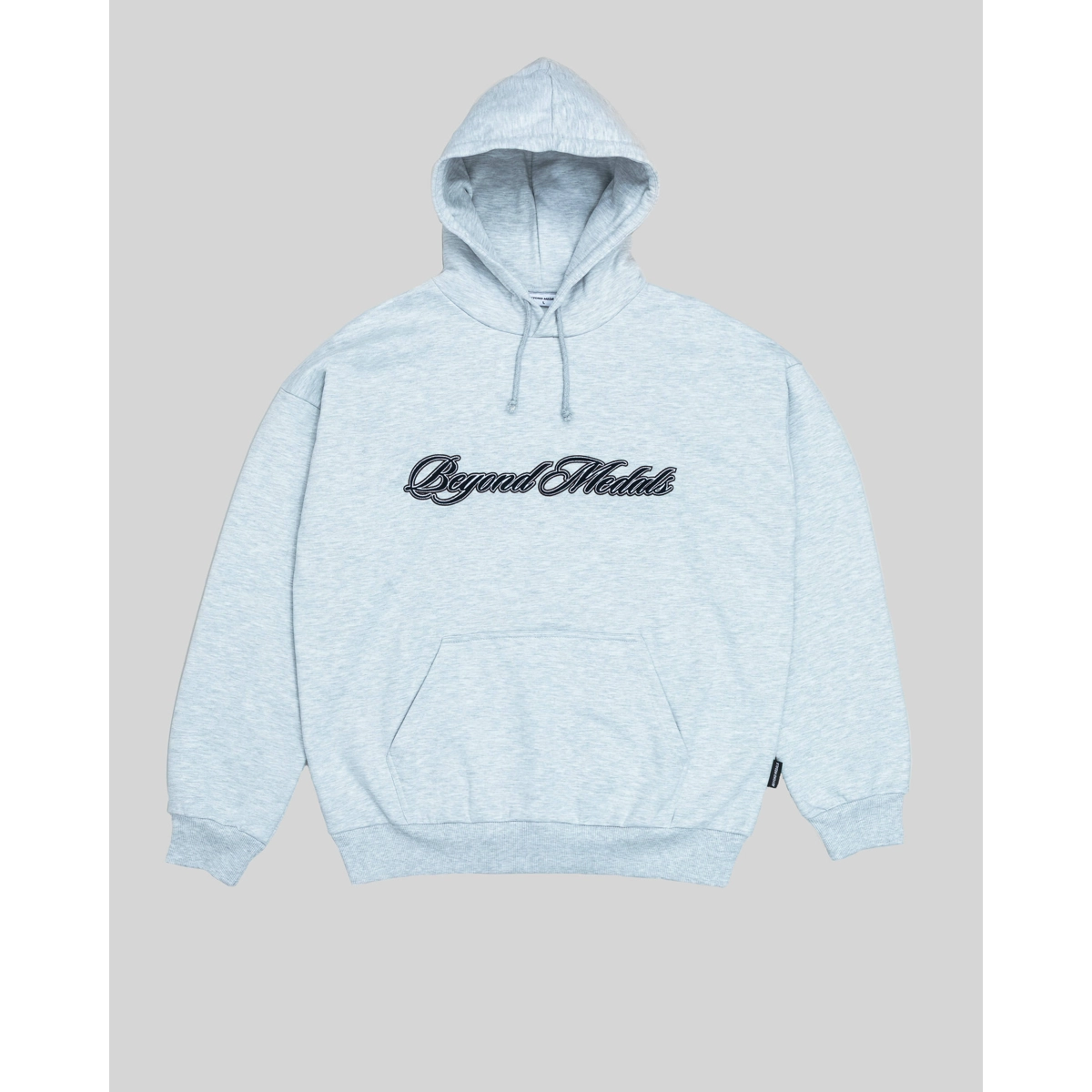 Hoodie, Pullover, Kapuzenpullover, Grau, Print-Text, hoodie, hooded sweatshirt, pullover, hellblau, grafik text