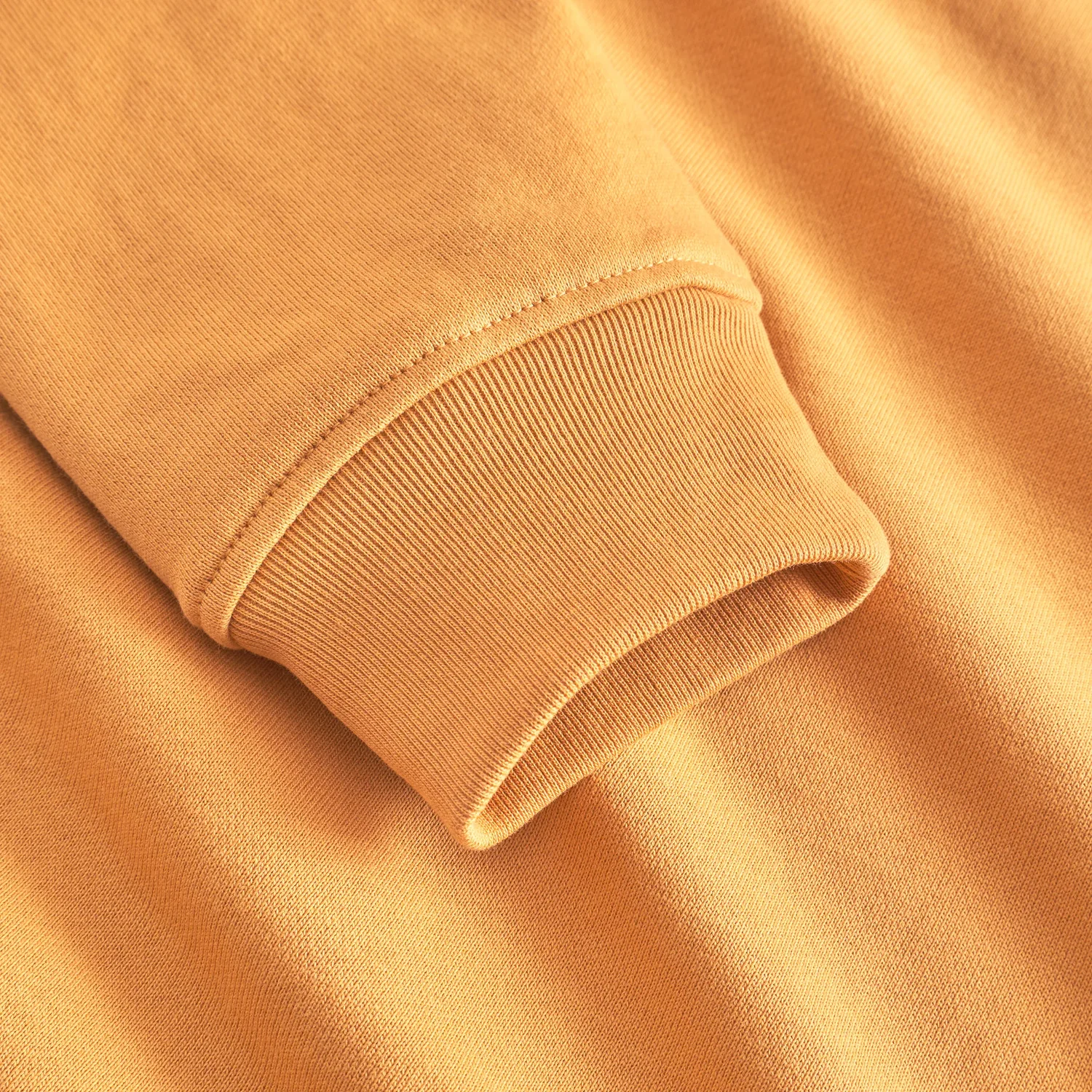 Sweatshirt Ystad Base Sweatshirt, Orange, Rippbündchen, Baumwollstoff