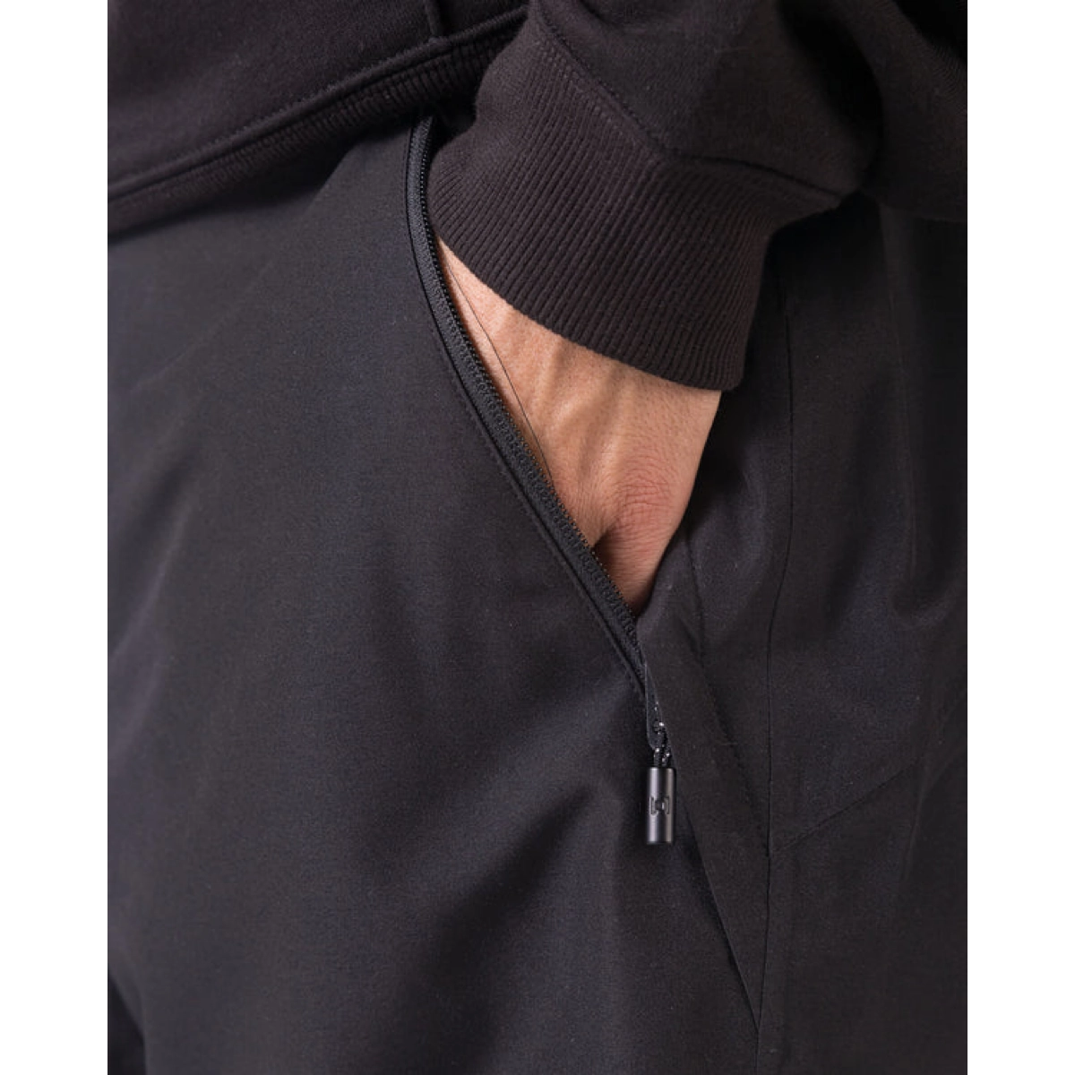 hoodie, Reißverschluss, Tasche, schwarz, Ärmelsaum, Hose, Tasche, Reißverschluss, Schwarz, Seitentasche