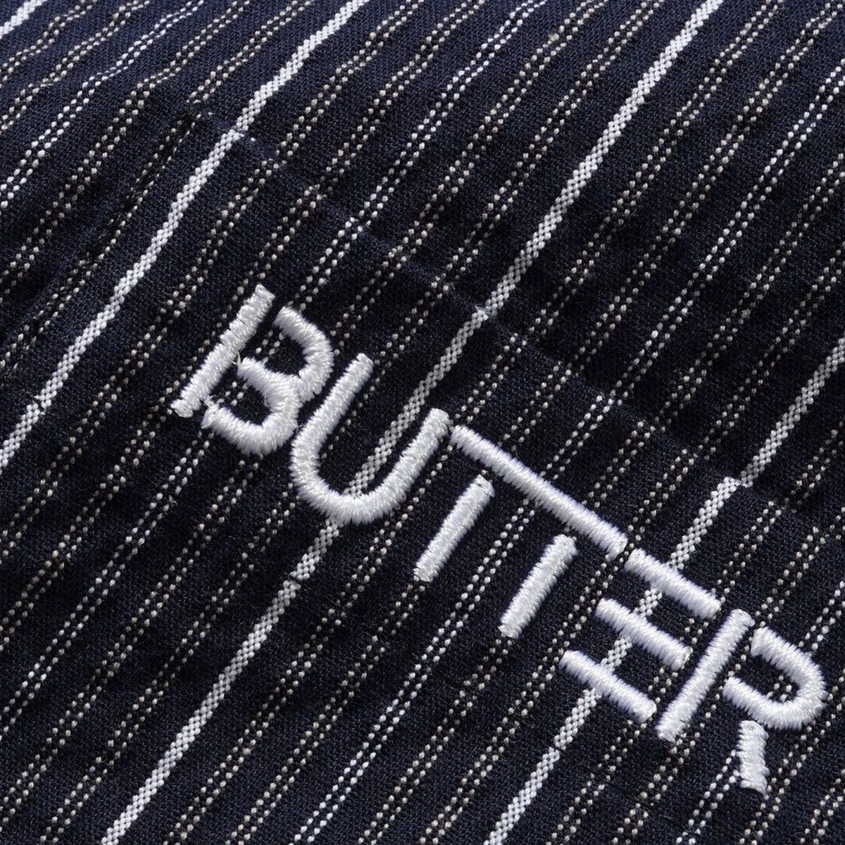 Seersucker Shirt Streifen, Nadelstich, Textaufnaeh?, Stickerei, Stoff