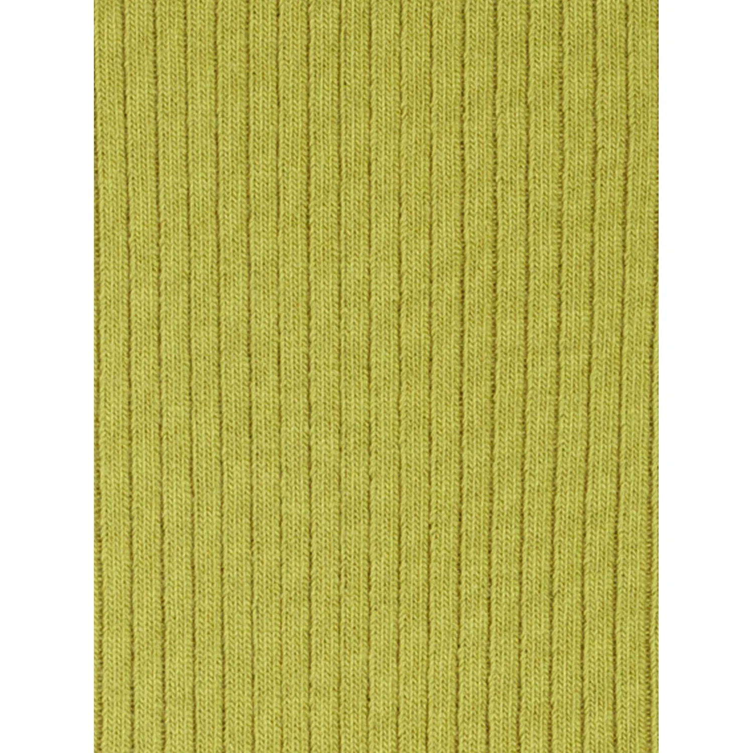Ribbed Lime Green Tissu tricoté, tricot côtelé, jaune-vert, maille fine
