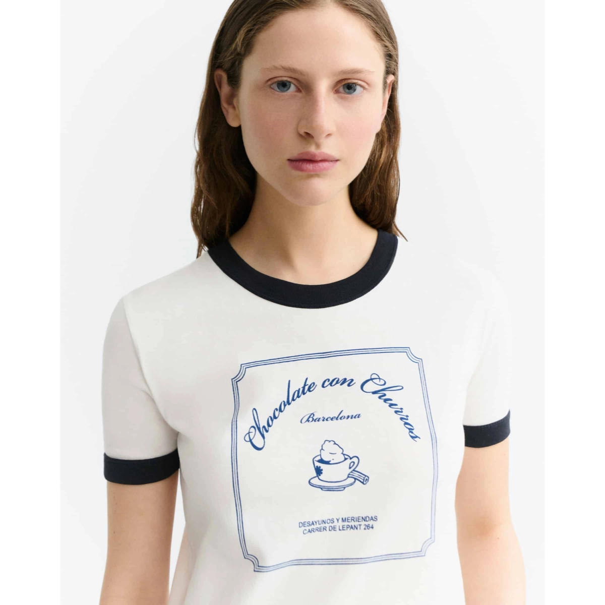 Zowie R Tee Sweatshirt, Rundhals, weiß, Grafik, Textdruck, T-Shirt, White, Rundhals, Kurzarm, Grafikdruck