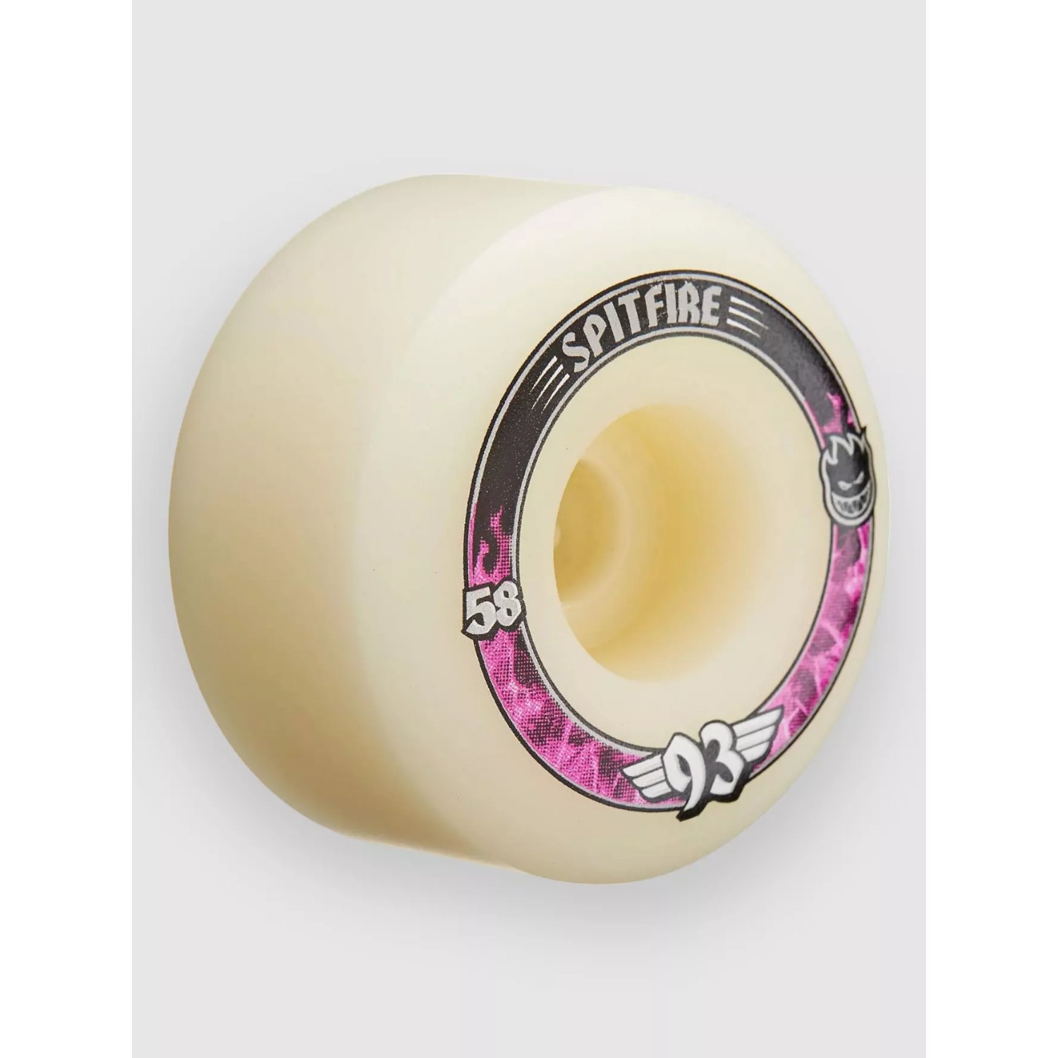Skateboard-Rad, Inline-Rad, Cremefarbe, 78mm?, Spitfire-Logo