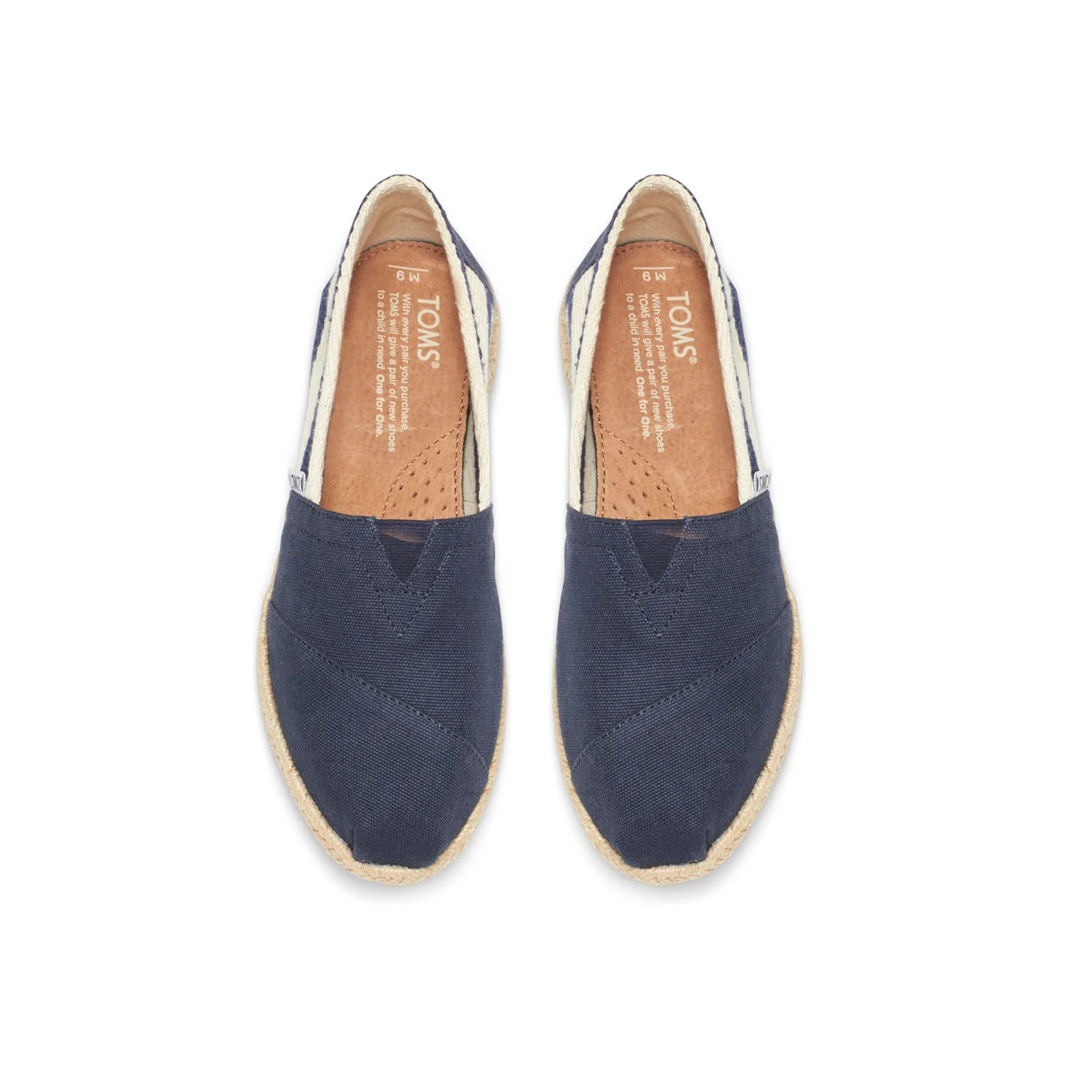 TOMs University Classics Navy Strip, vue 3