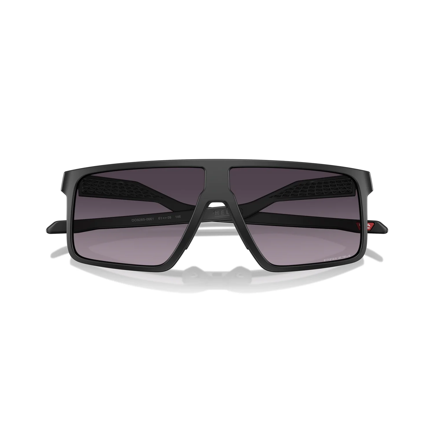 Sonnenbrille, schwarzes Gestell, violette Gläser, Kunststoffgestell, Oversize-Form