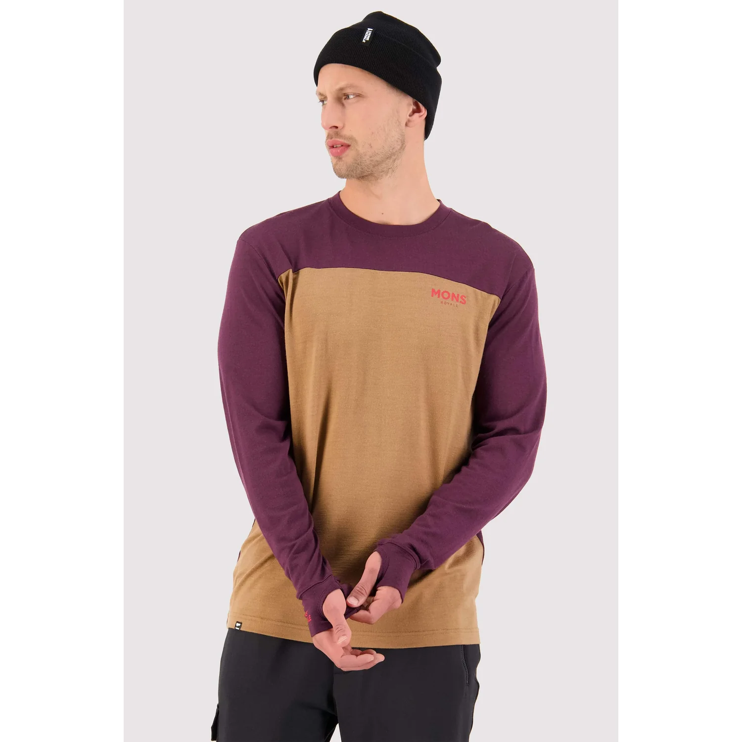 Mons Royale Yotei Ls Toffee / Wine, Ansicht 2