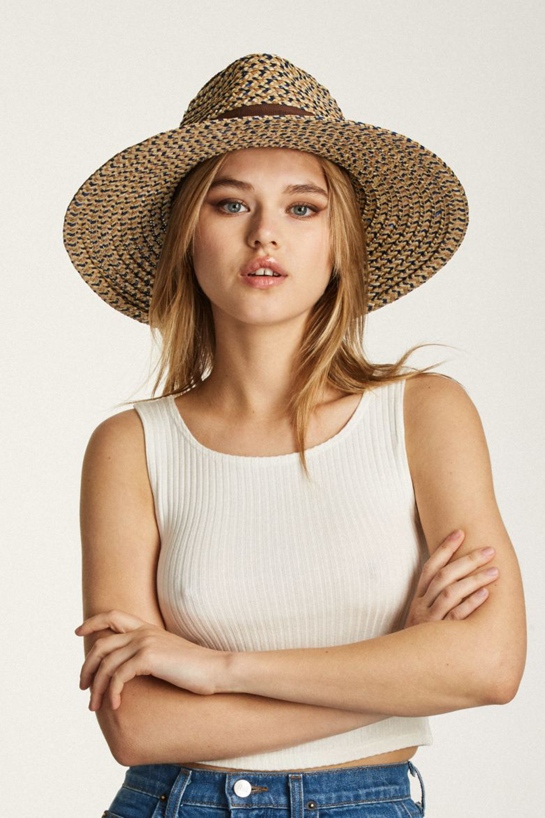 Brxtn Joanna Hat Brixton Brxtn Joanna Hat TAN / BROWN / NAVY, Ansicht 2
