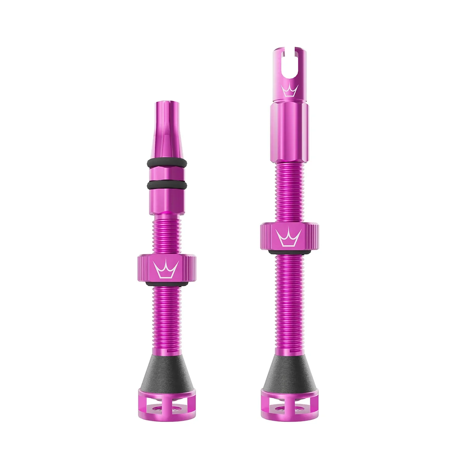 Tubeless-Ventile, Fahrradventile, Aluminium, Pink, Presta-Ventile