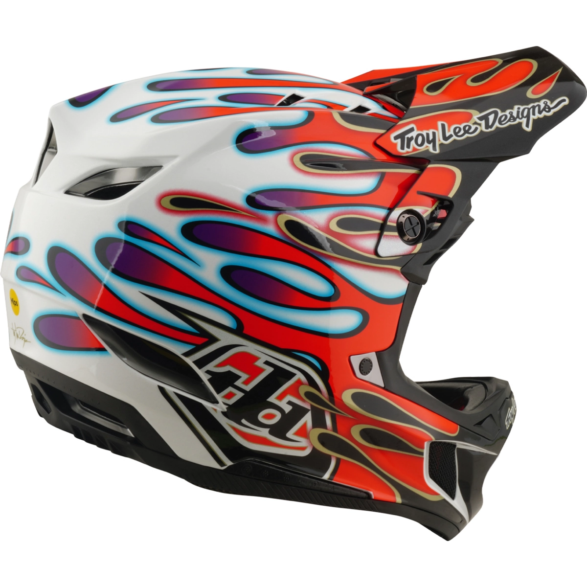 D4 Composite Helmet W/Mips Troy Lee Designs D4 Composite Helmet W/Mips, Ansicht 4
