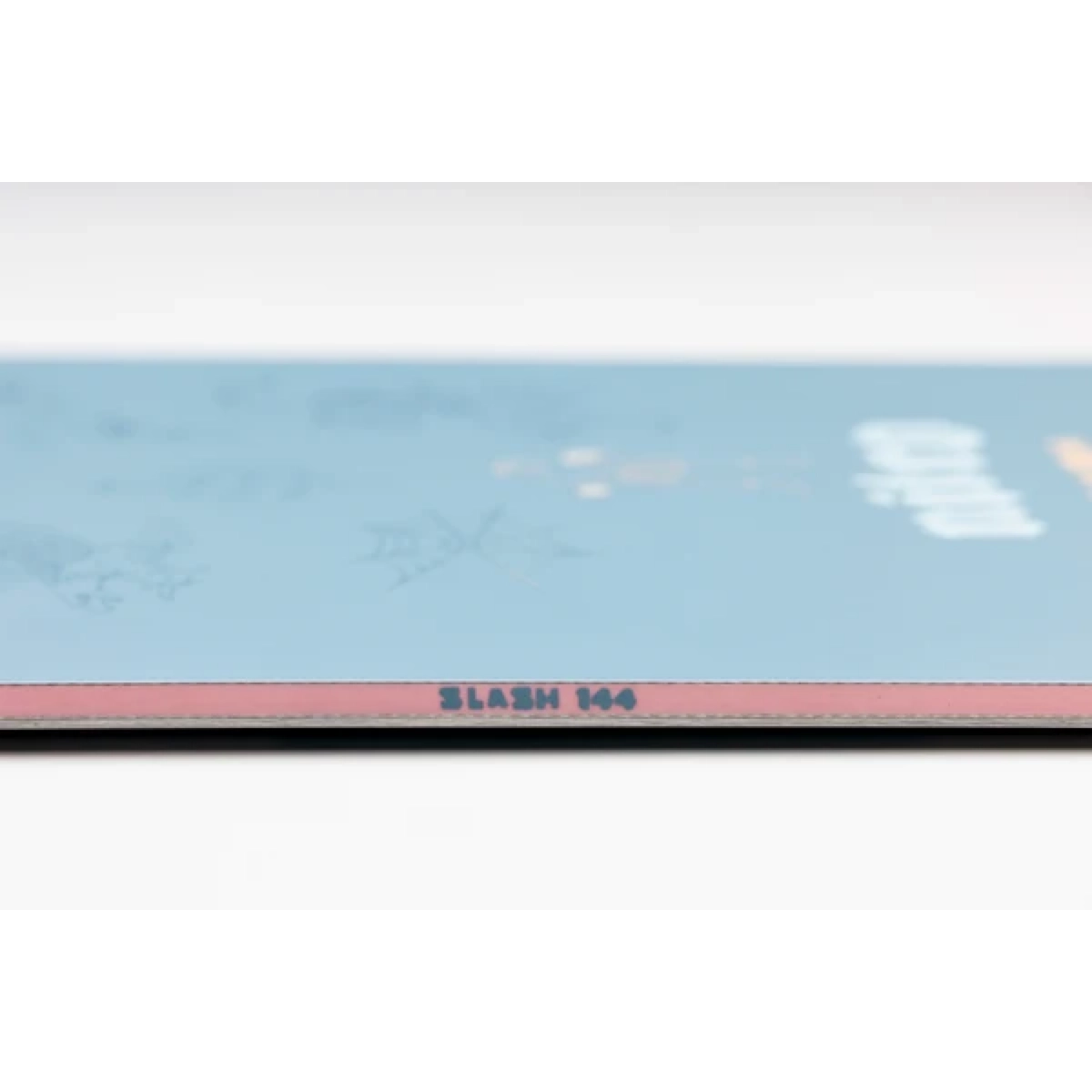 Slash Planche de surf, bleue, pastel, bord|bord ?, planche de surf, bleue, bord rose, Slab 164, surface brillante