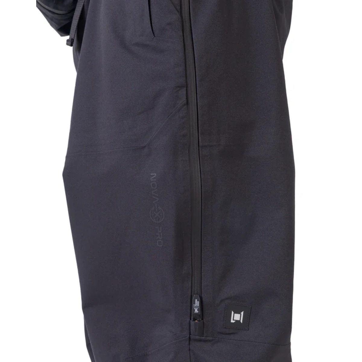 Axial Pro Pant Fermeture éclair, pantalon, imperméable, bleu marine, matière : Shell, veste, mi-longue, poche, fermeture éclair, logo