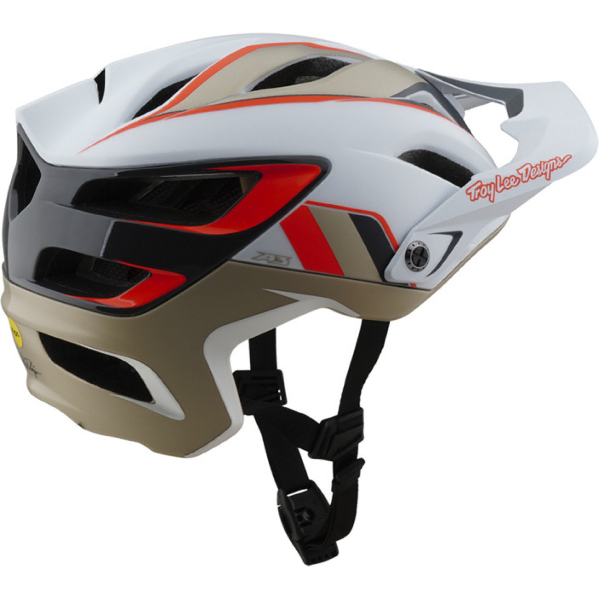 A3 Helmet W/MIPS Troy Lee Designs A3 Helmet W/MIPS Weiss, Ansicht 2