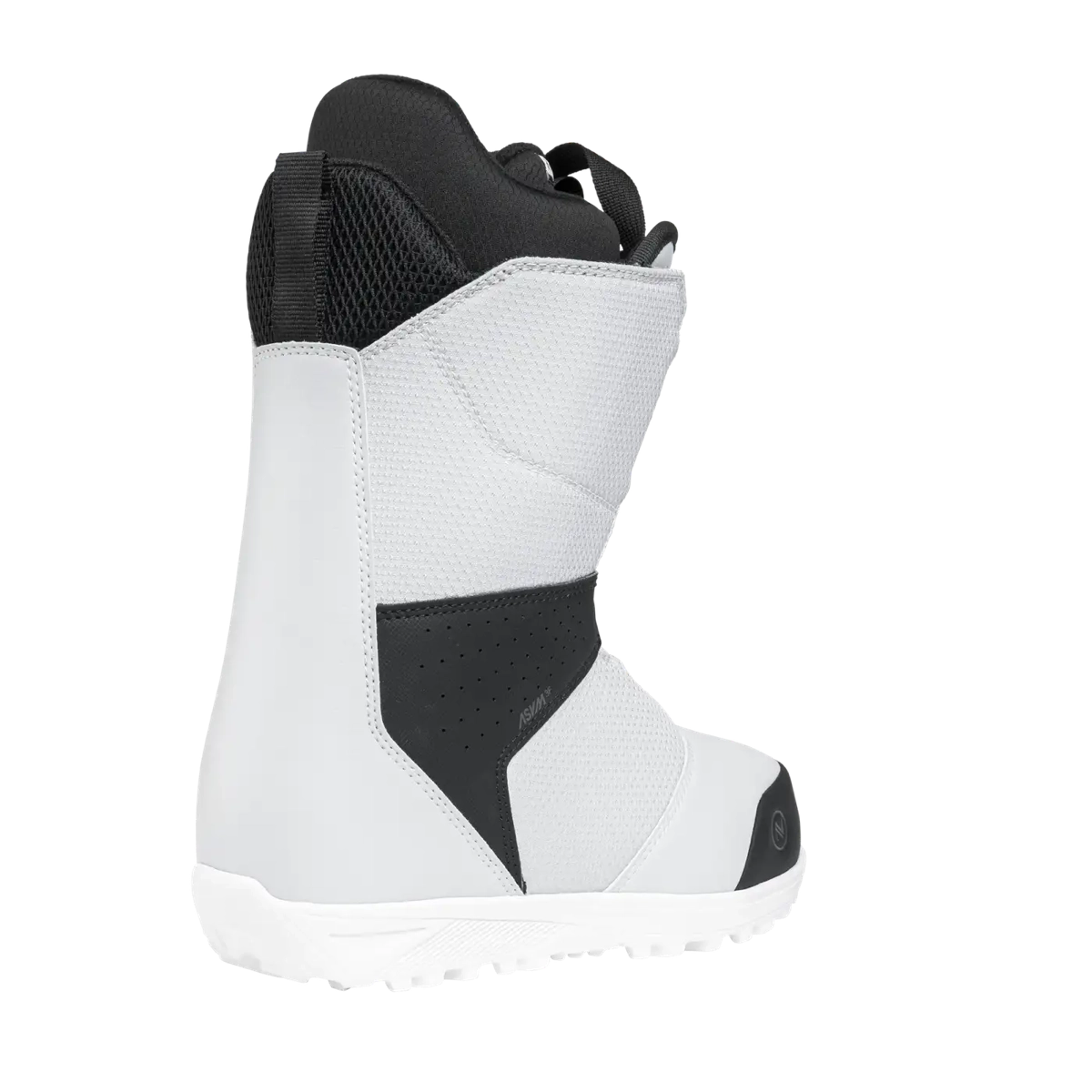 Snowboard-Schuh, Weißer Stiefel, Hoher Schnitt, Knöchelunterstützung, Texturierte Oberfläche, Stiefel, Schuh, Schneestiefel, Gummi/Material?, Sohlen/Grip