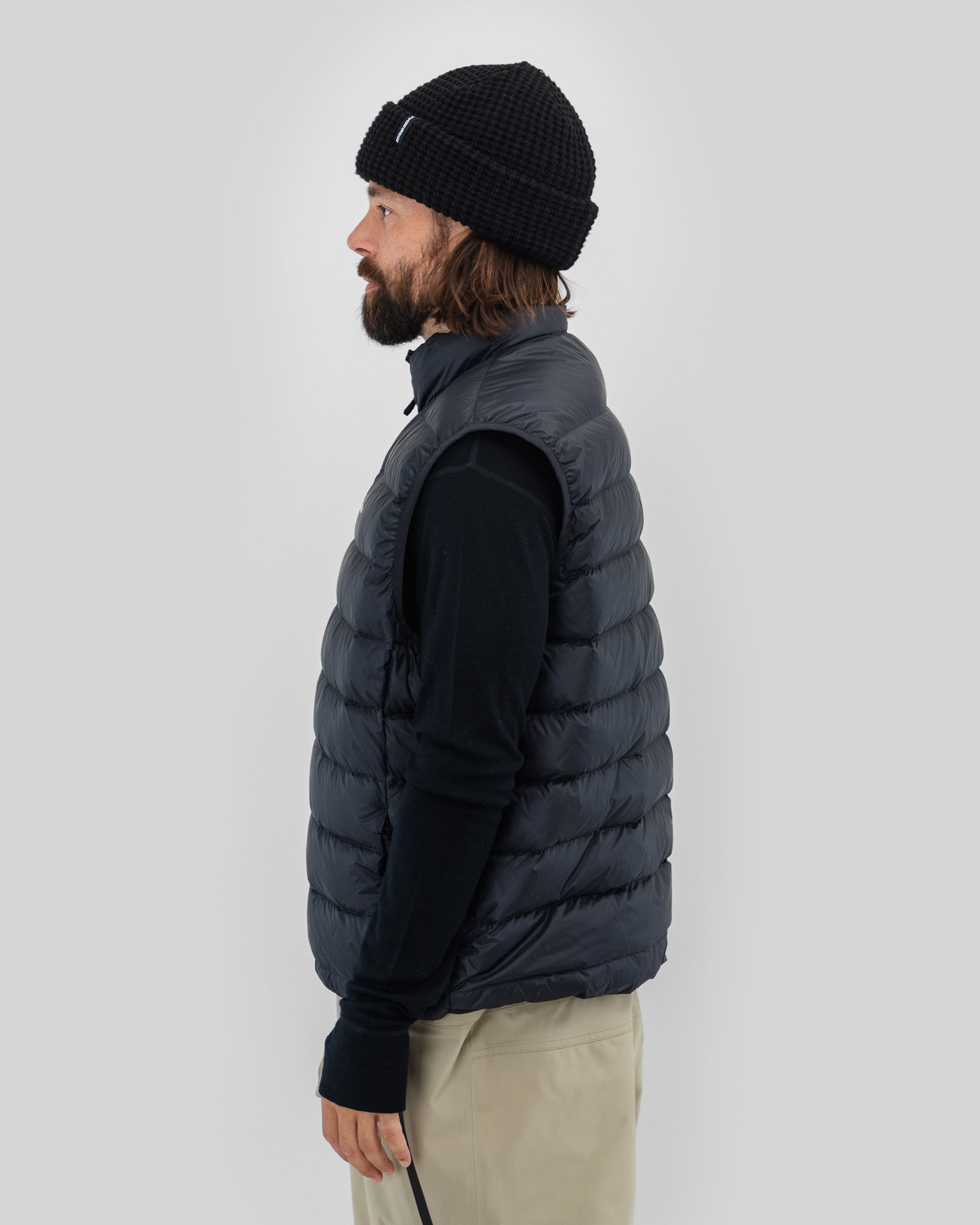 Packable Down Vest Weste, Hut, Mütze, Mantel, Jacke