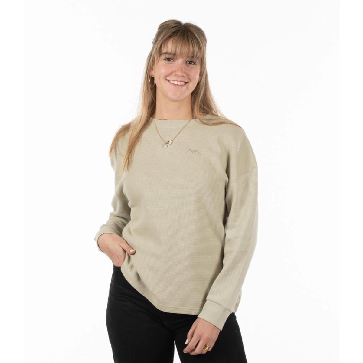 Waffle Crewneck