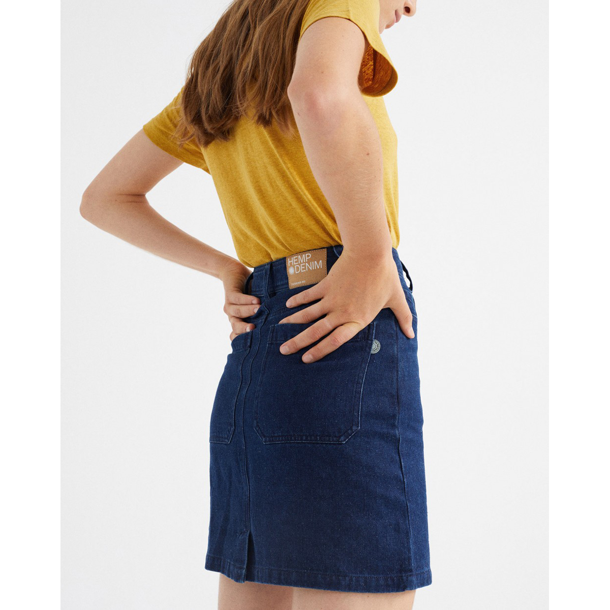 Marsha Hemp Denim Skirt Marsha Hemp Denim Skirt