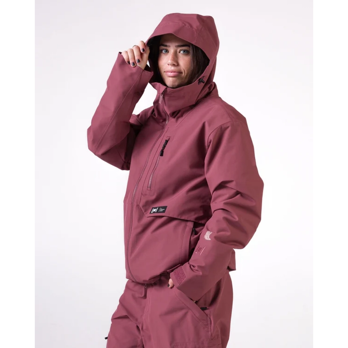Outdoor','Jacke, Hoodie?, Regenjacke, rosé-schwarz?, Regenjacke, Hardshell, Hoodie, Mantel, Rosenholz