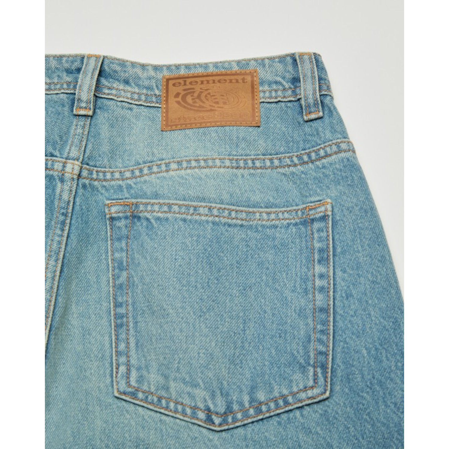 jeans, denim, patch de poche « Riegel » ?, patch en cuir, bleu