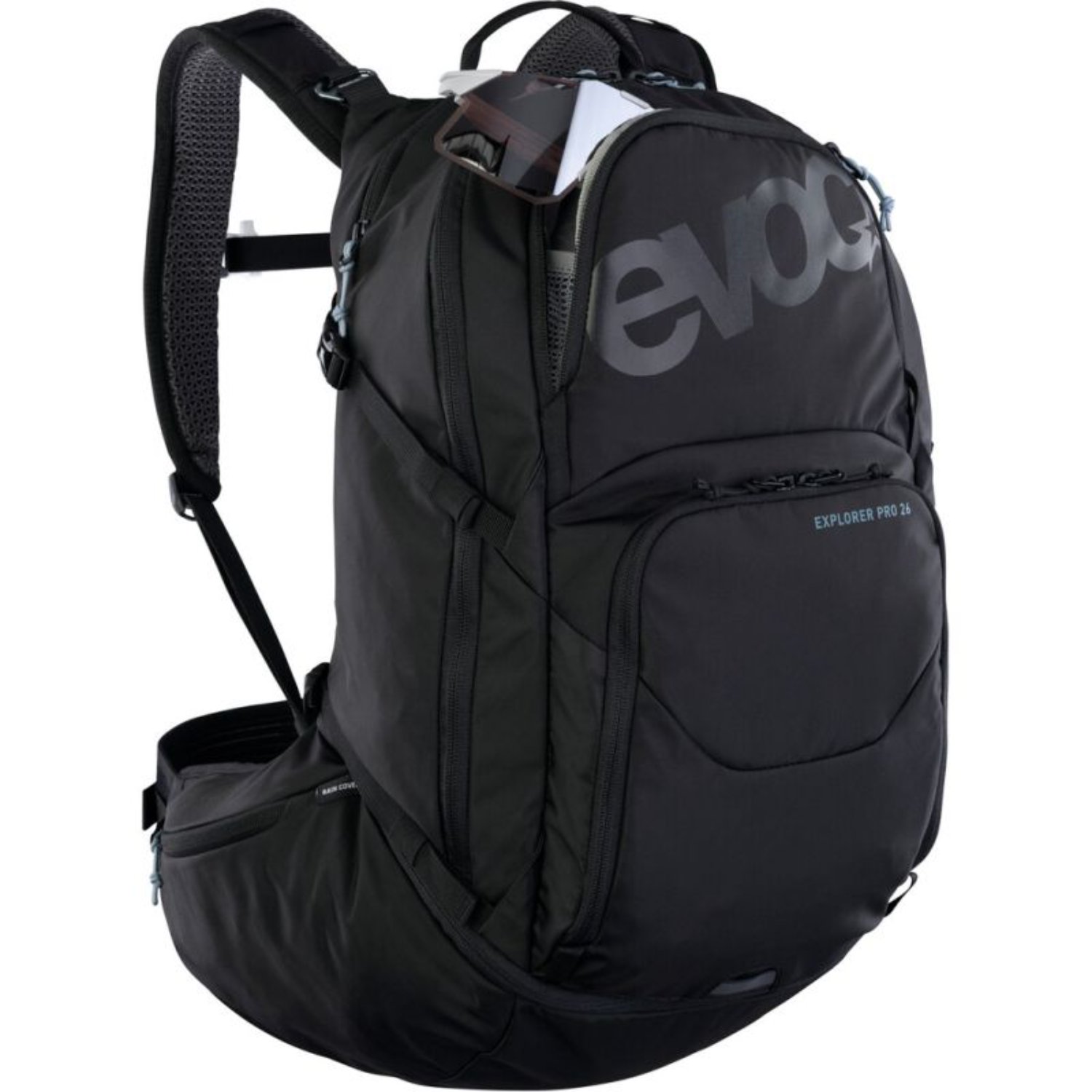 Explorer Pro 26L Backpack Sac à dos, plein air, noir, système d'hydratation, polyvalent