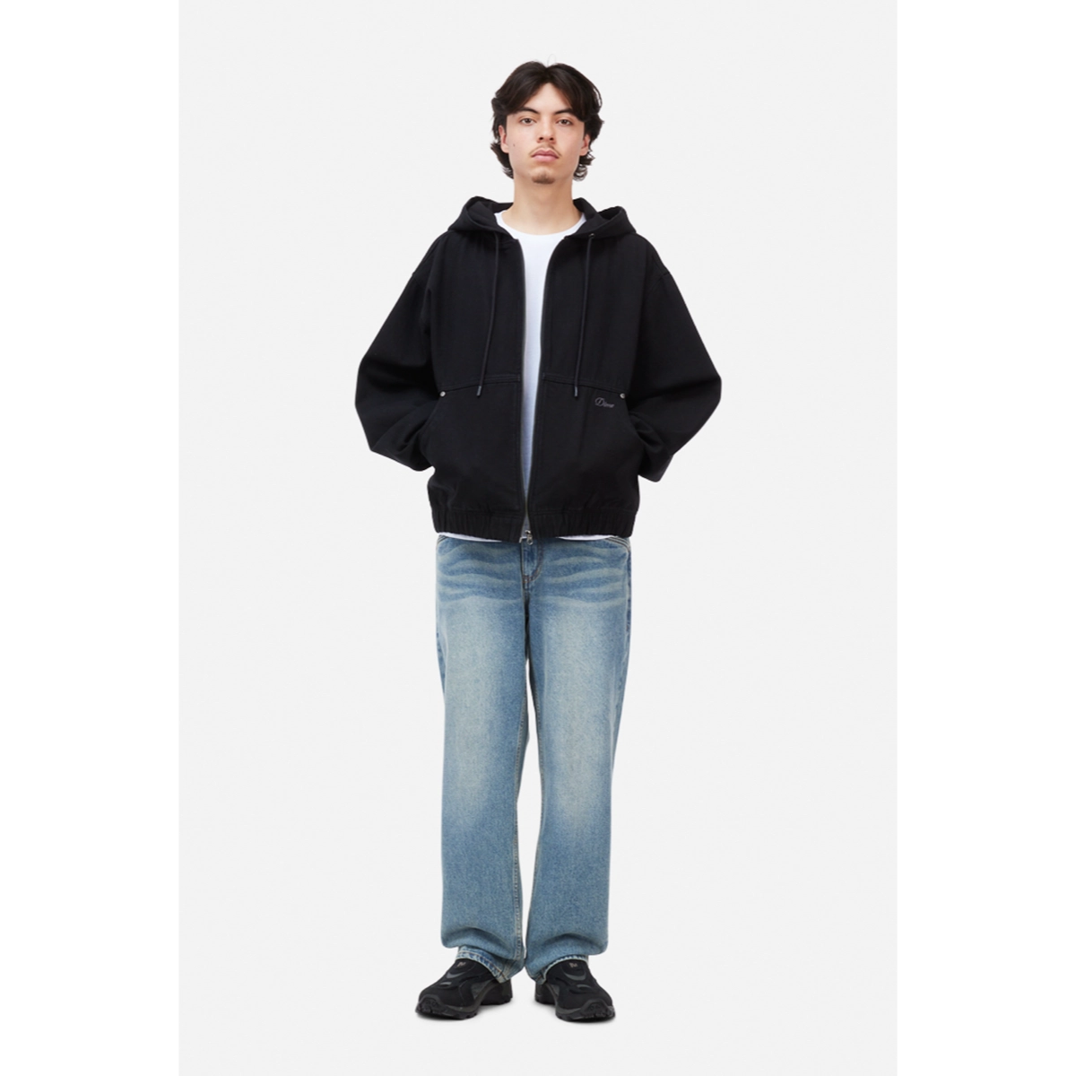 Hooded Denim Jacket